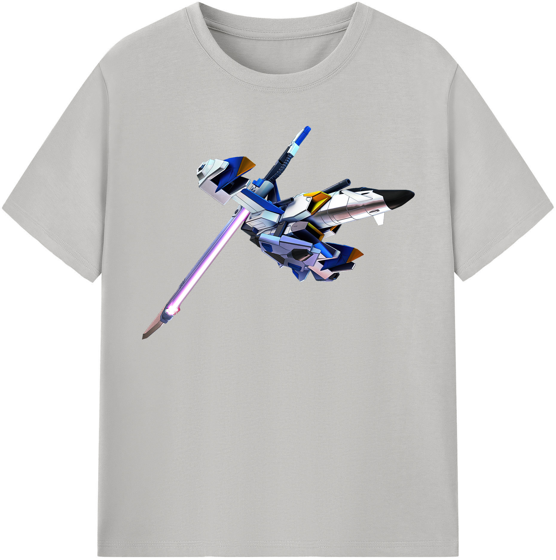 （画像用） 機動戦士ガンダム Mobile Suit Gundam レディースカジュアルプリントTシャツ（綿100％）