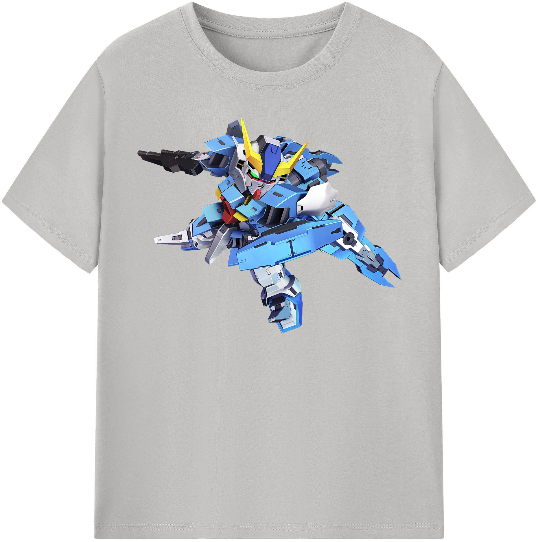 （画像用） 機動戦士ガンダム Mobile Suit Gundam レディースカジュアルプリントTシャツ（綿100％）