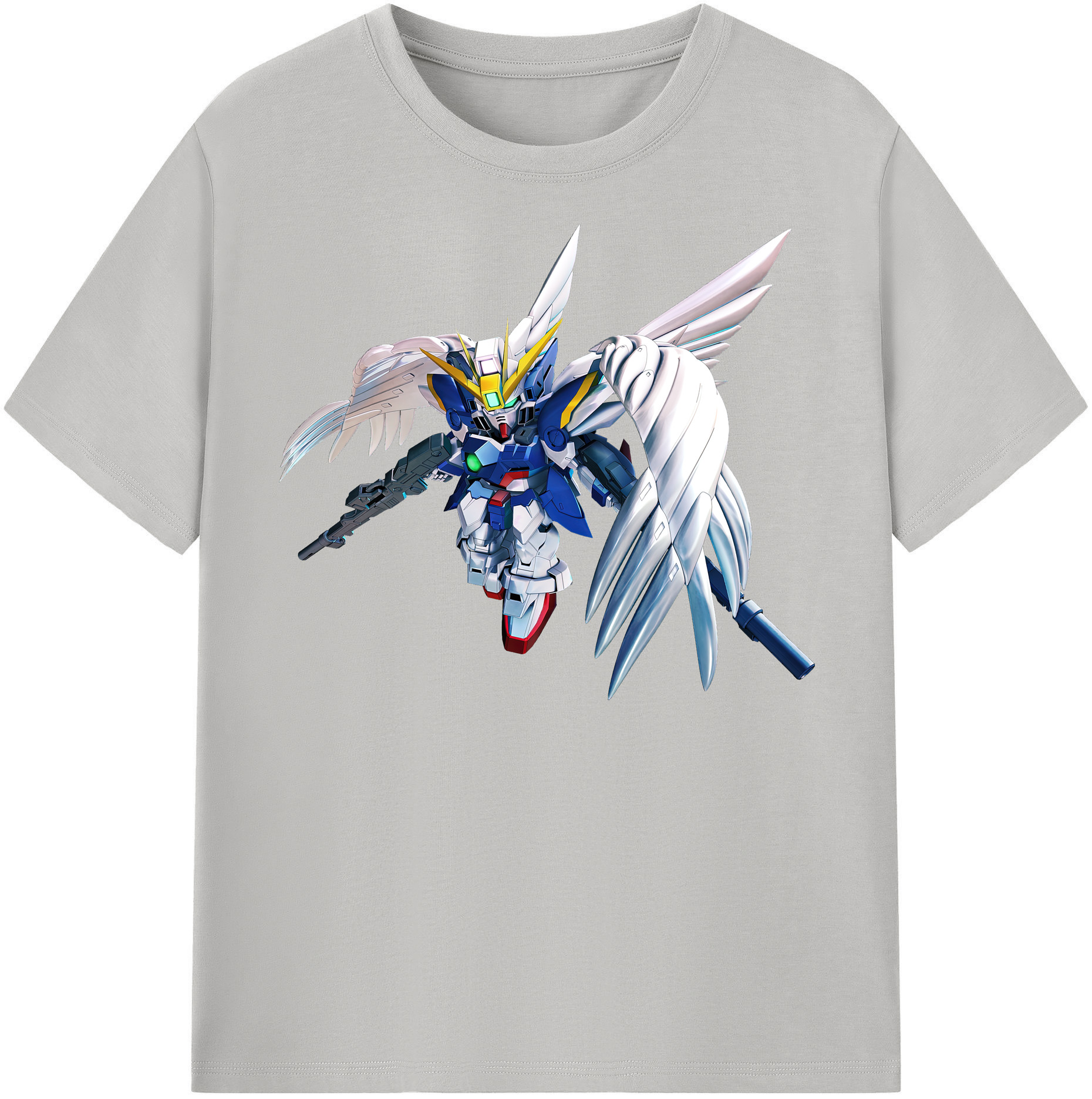（画像用） 機動戦士ガンダム Mobile Suit Gundam レディースカジュアルプリントTシャツ（綿100％）
