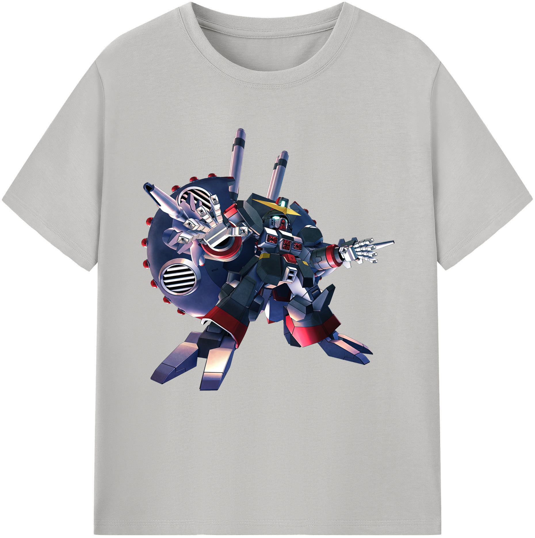 （画像用） 機動戦士ガンダム Mobile Suit Gundam レディースカジュアルプリントTシャツ（綿100％）