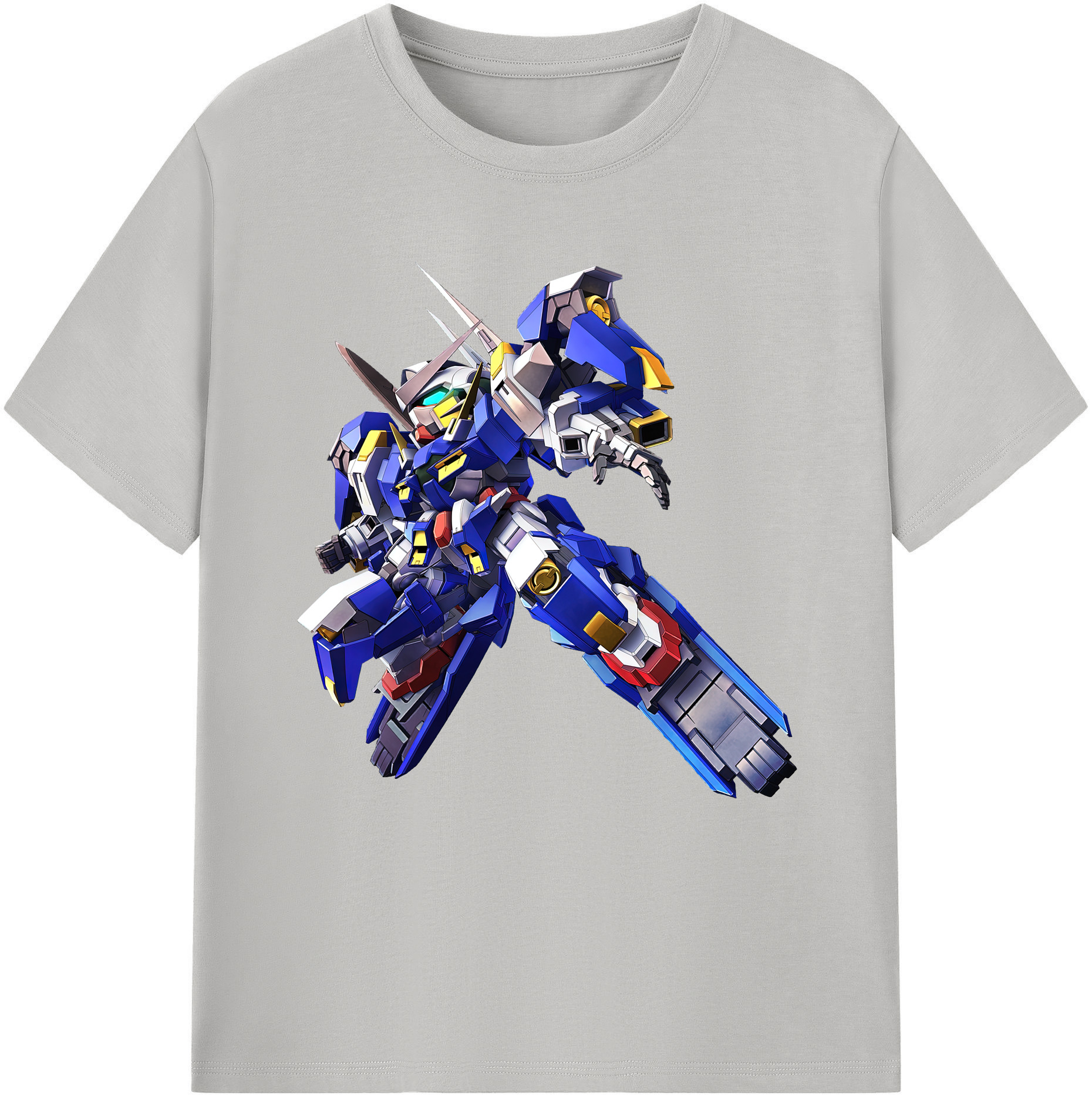 （画像用） 機動戦士ガンダム Mobile Suit Gundam レディースカジュアルプリントTシャツ（綿100％）