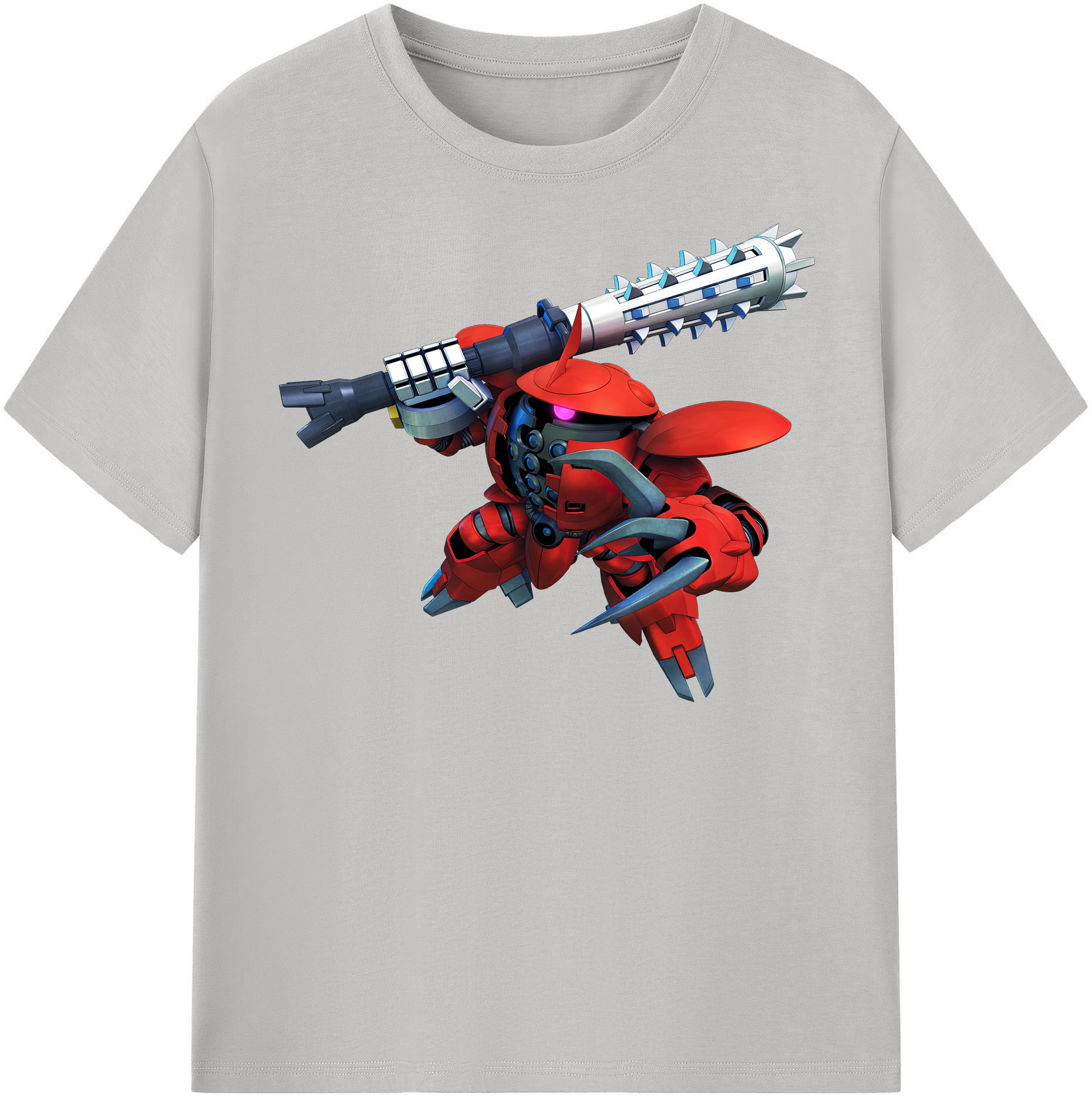（画像用） 機動戦士ガンダム Mobile Suit Gundam レディースカジュアルプリントTシャツ（綿100％）