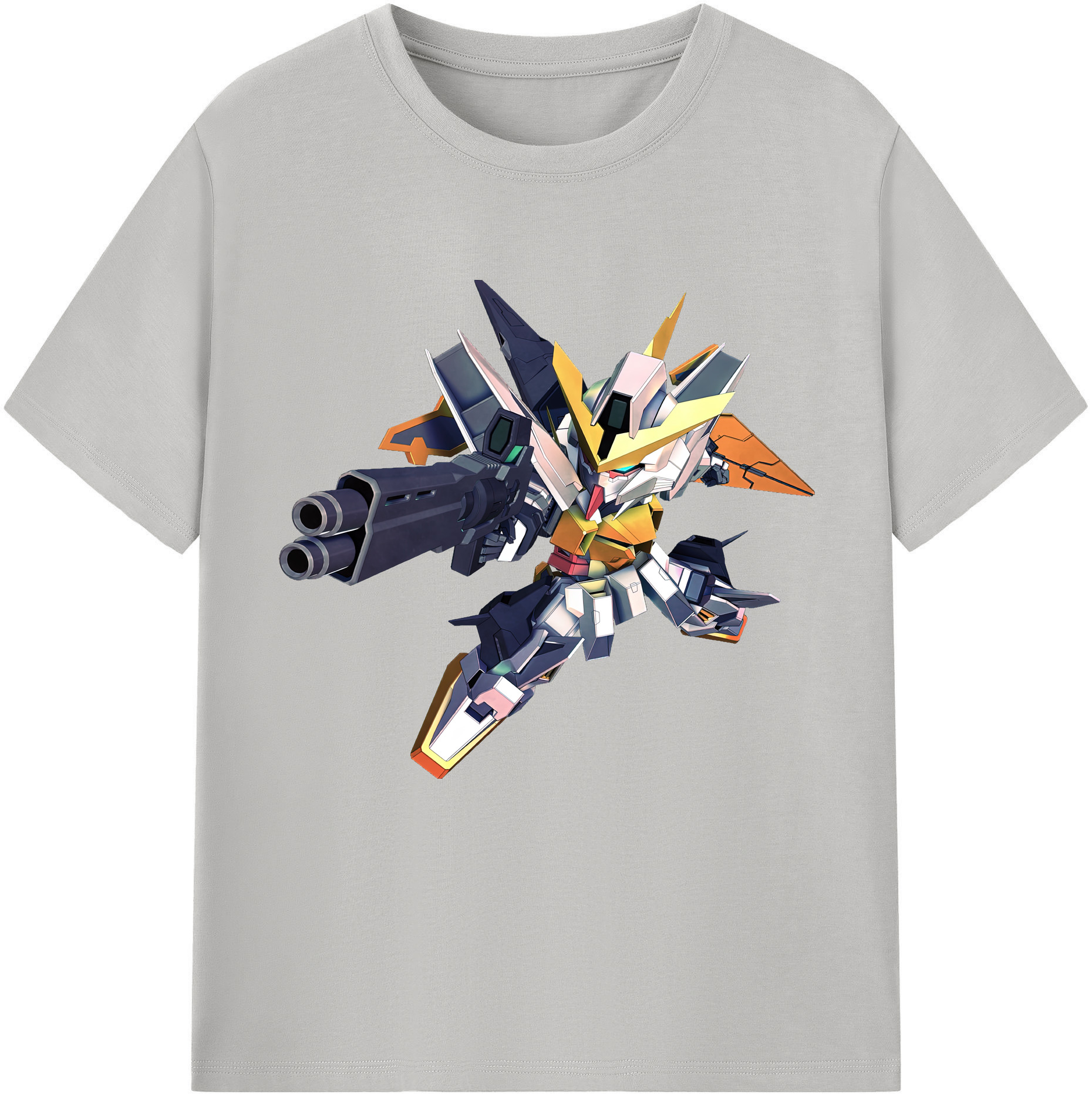 （画像用） 機動戦士ガンダム Mobile Suit Gundam レディースカジュアルプリントTシャツ（綿100％）