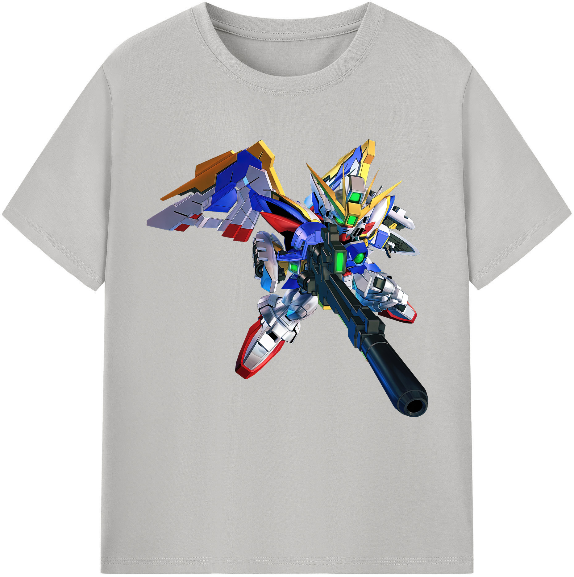 （画像用） 機動戦士ガンダム Mobile Suit Gundam レディースカジュアルプリントTシャツ（綿100％）