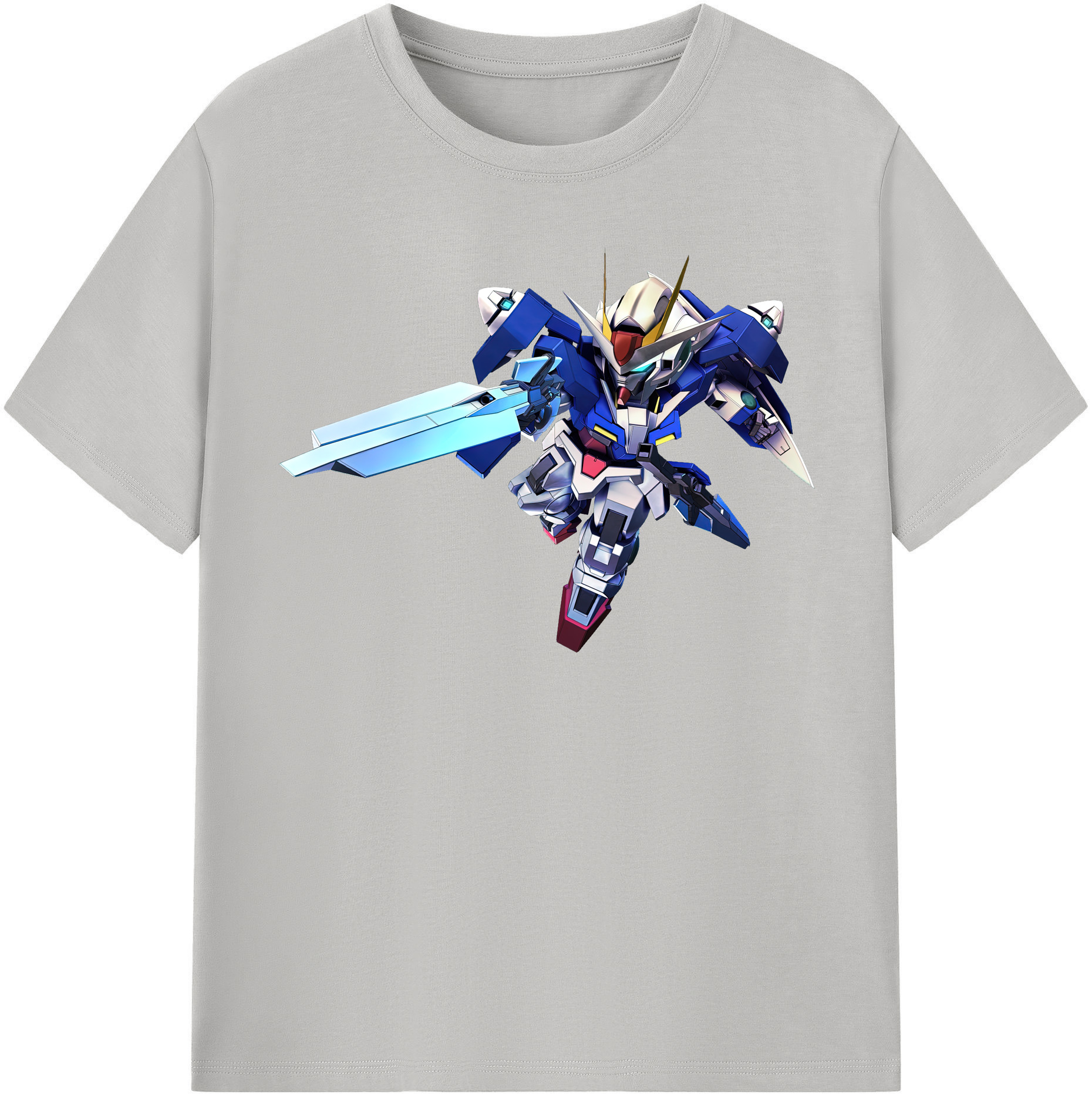 （画像用） 機動戦士ガンダム Mobile Suit Gundam レディースカジュアルプリントTシャツ（綿100％）