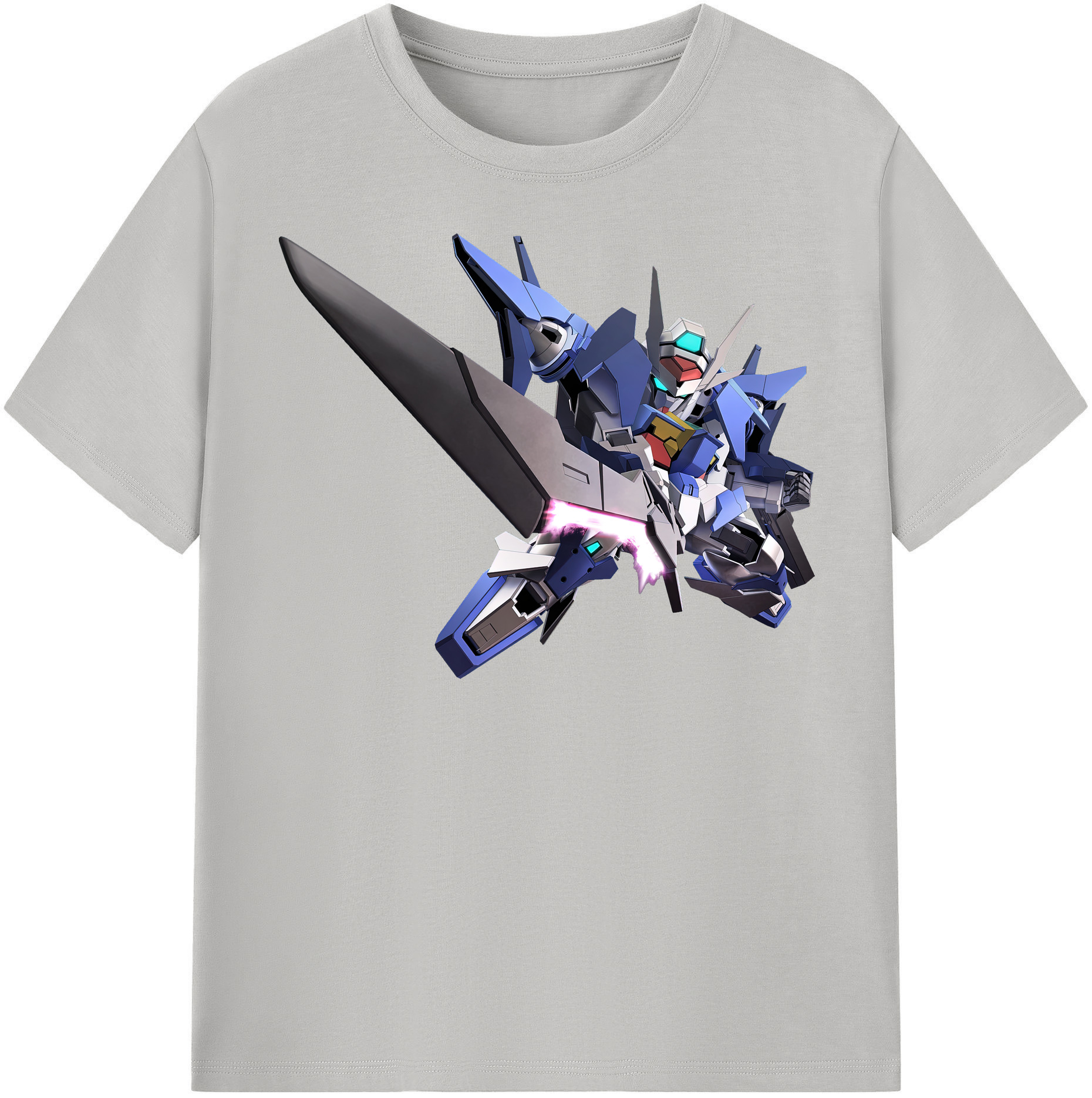 （画像用） 機動戦士ガンダム Mobile Suit Gundam レディースカジュアルプリントTシャツ（綿100％）
