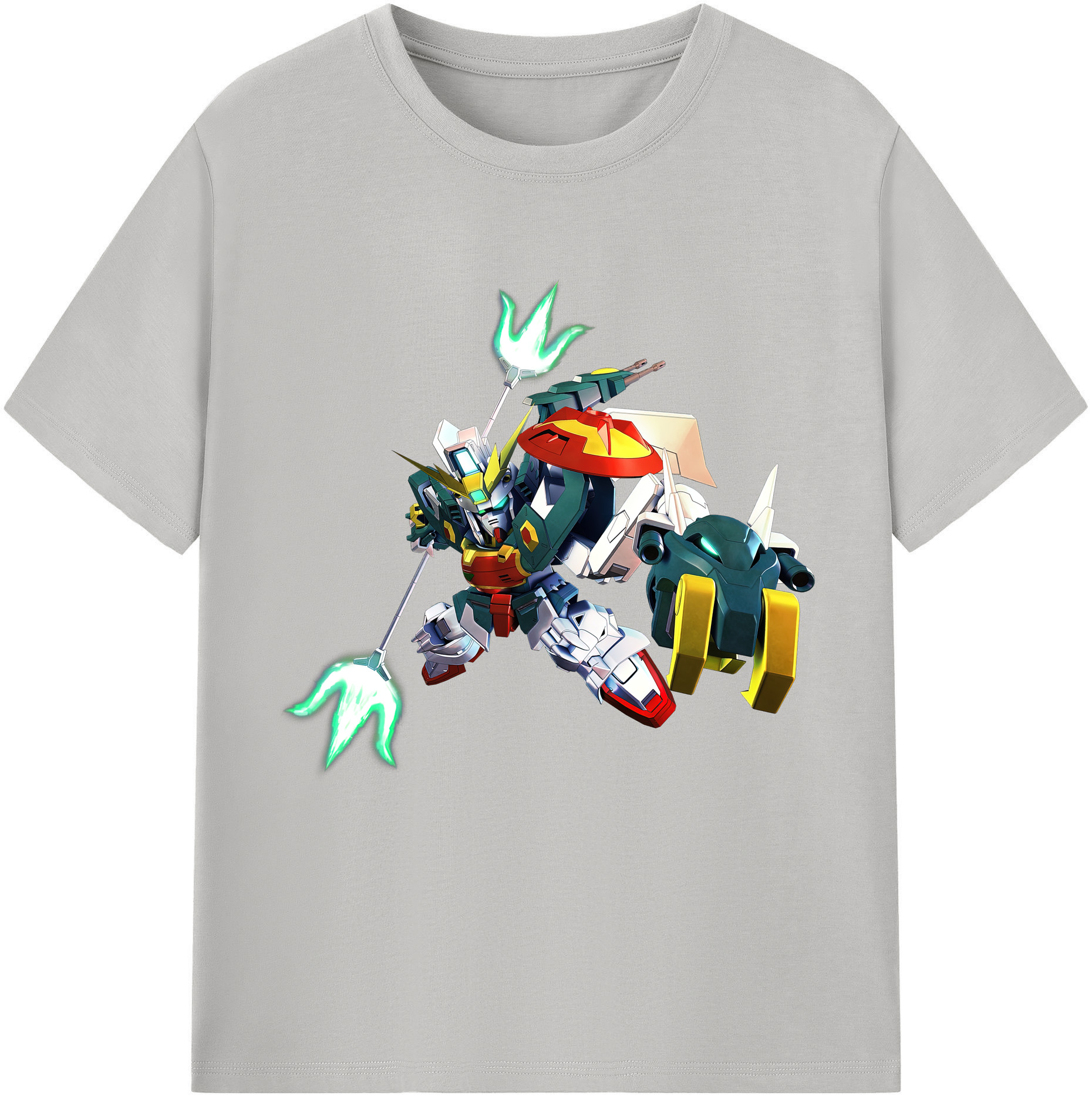 （画像用） 機動戦士ガンダム Mobile Suit Gundam レディースカジュアルプリントTシャツ（綿100％）