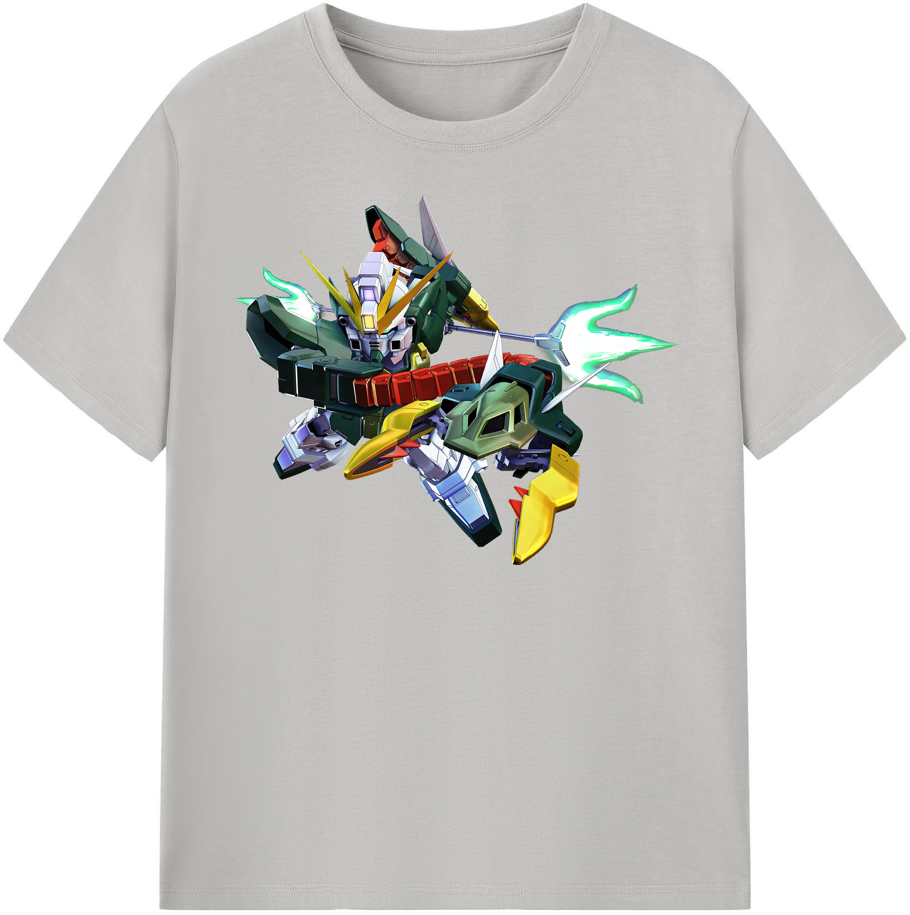 （画像用） 機動戦士ガンダム Mobile Suit Gundam レディースカジュアルプリントTシャツ（綿100％）