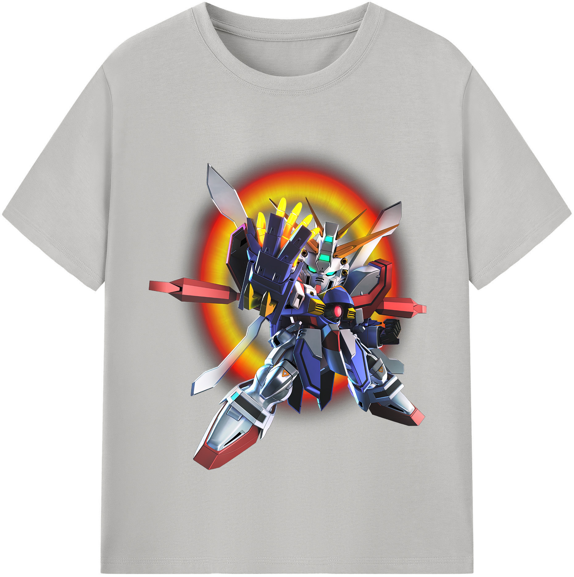（画像用） 機動戦士ガンダム Mobile Suit Gundam レディースカジュアルプリントTシャツ（綿100％）