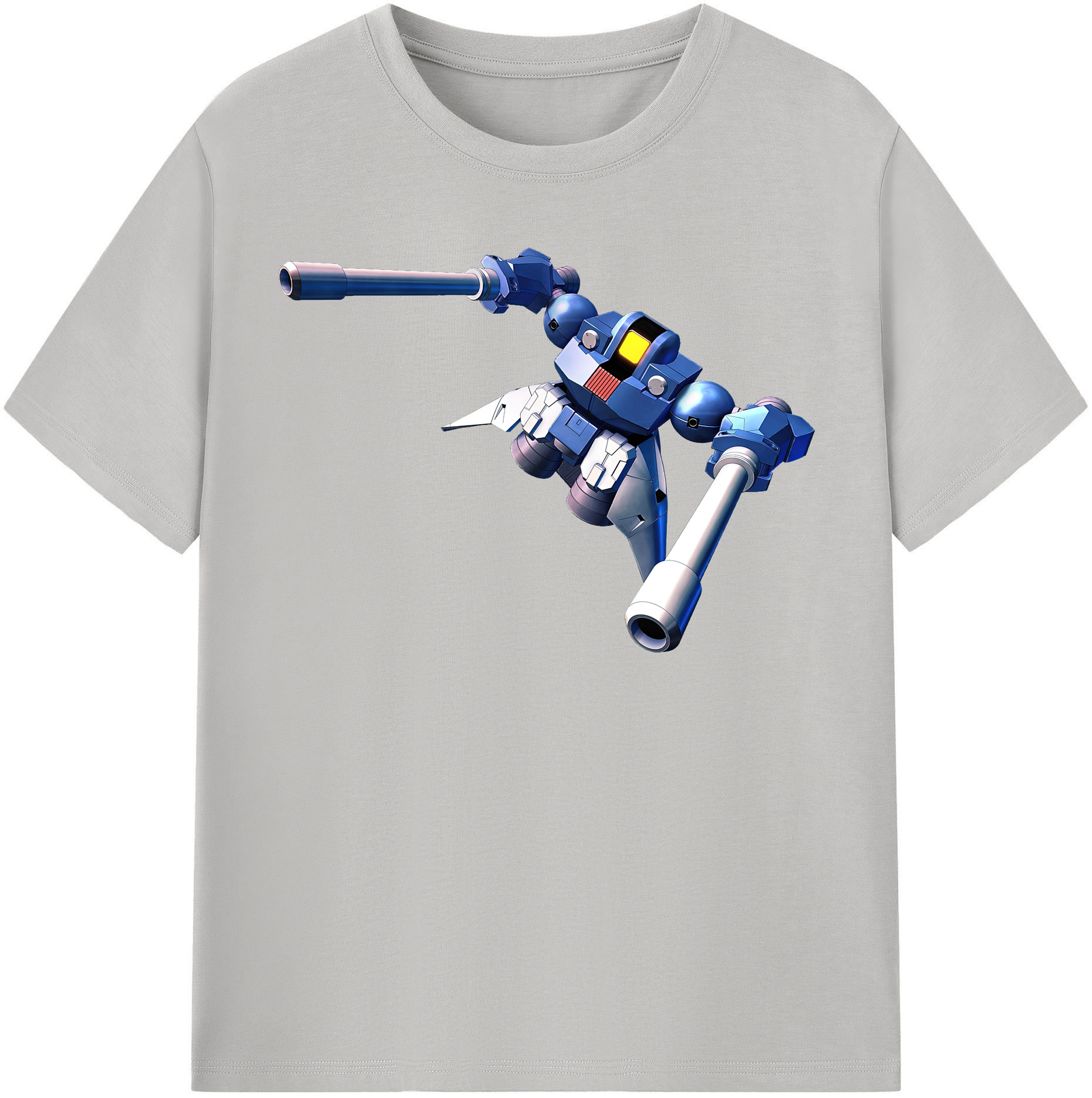（画像用） 機動戦士ガンダム Mobile Suit Gundam レディースカジュアルプリントTシャツ（綿100％）