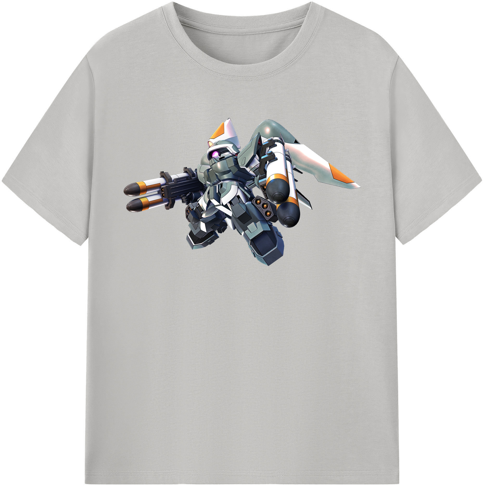 （画像用） 機動戦士ガンダム Mobile Suit Gundam レディースカジュアルプリントTシャツ（綿100％）