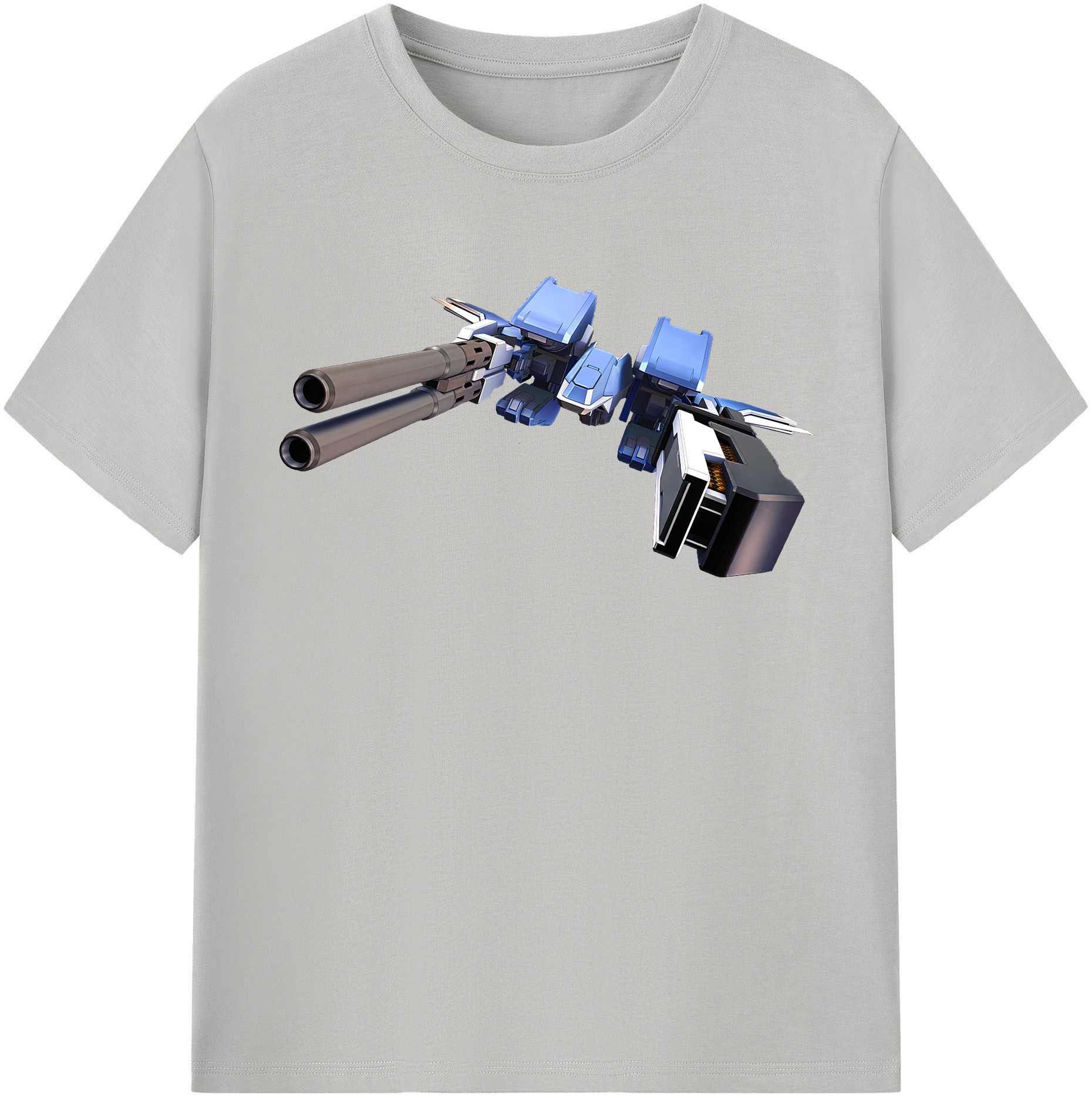 （画像用） 機動戦士ガンダム Mobile Suit Gundam レディースカジュアルプリントTシャツ（綿100％）
