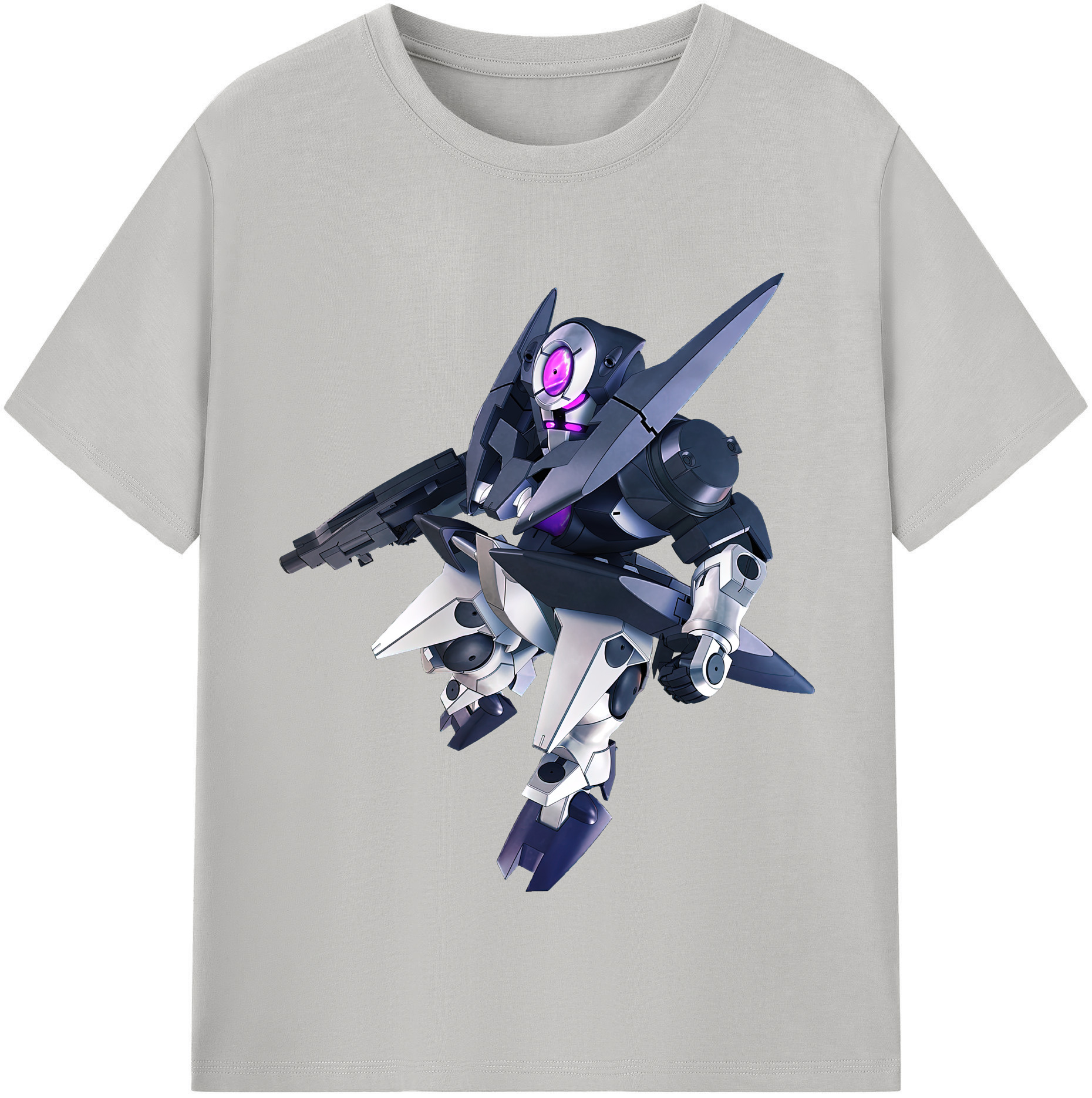 （画像用） 機動戦士ガンダム Mobile Suit Gundam レディースカジュアルプリントTシャツ（綿100％）