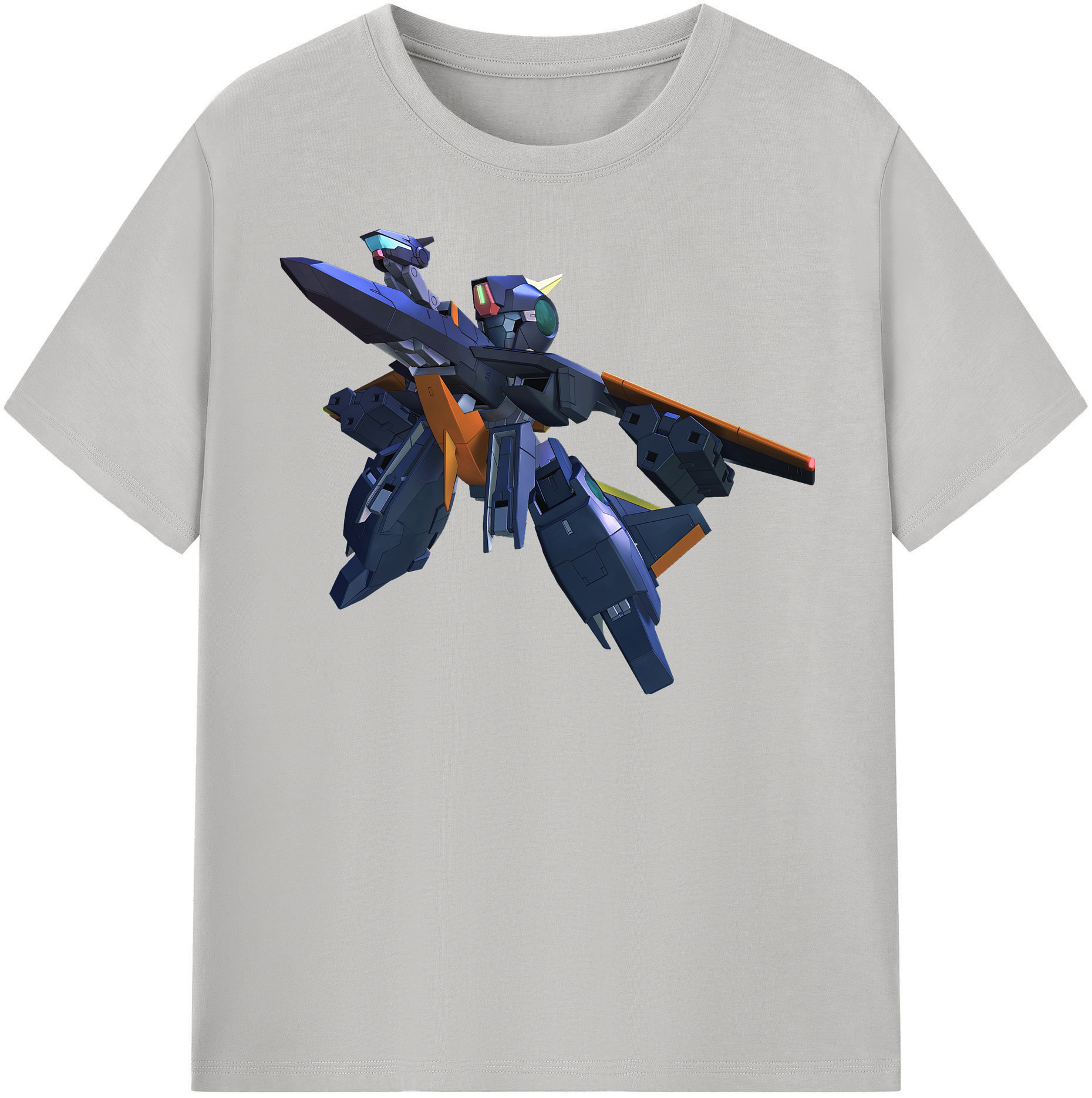 （画像用） 機動戦士ガンダム Mobile Suit Gundam レディースカジュアルプリントTシャツ（綿100％）