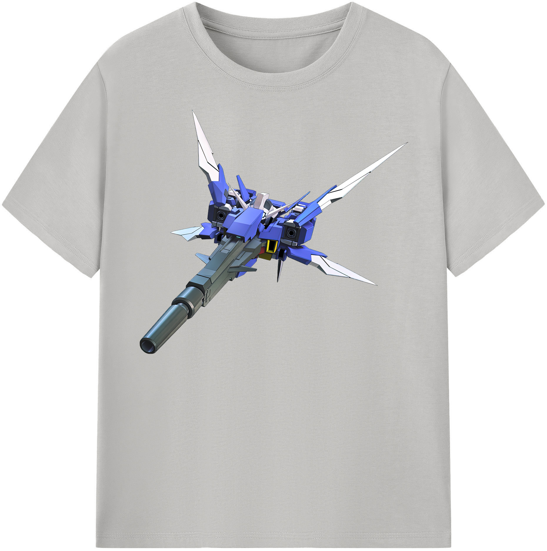 （画像用） 機動戦士ガンダム Mobile Suit Gundam レディースカジュアルプリントTシャツ（綿100％）