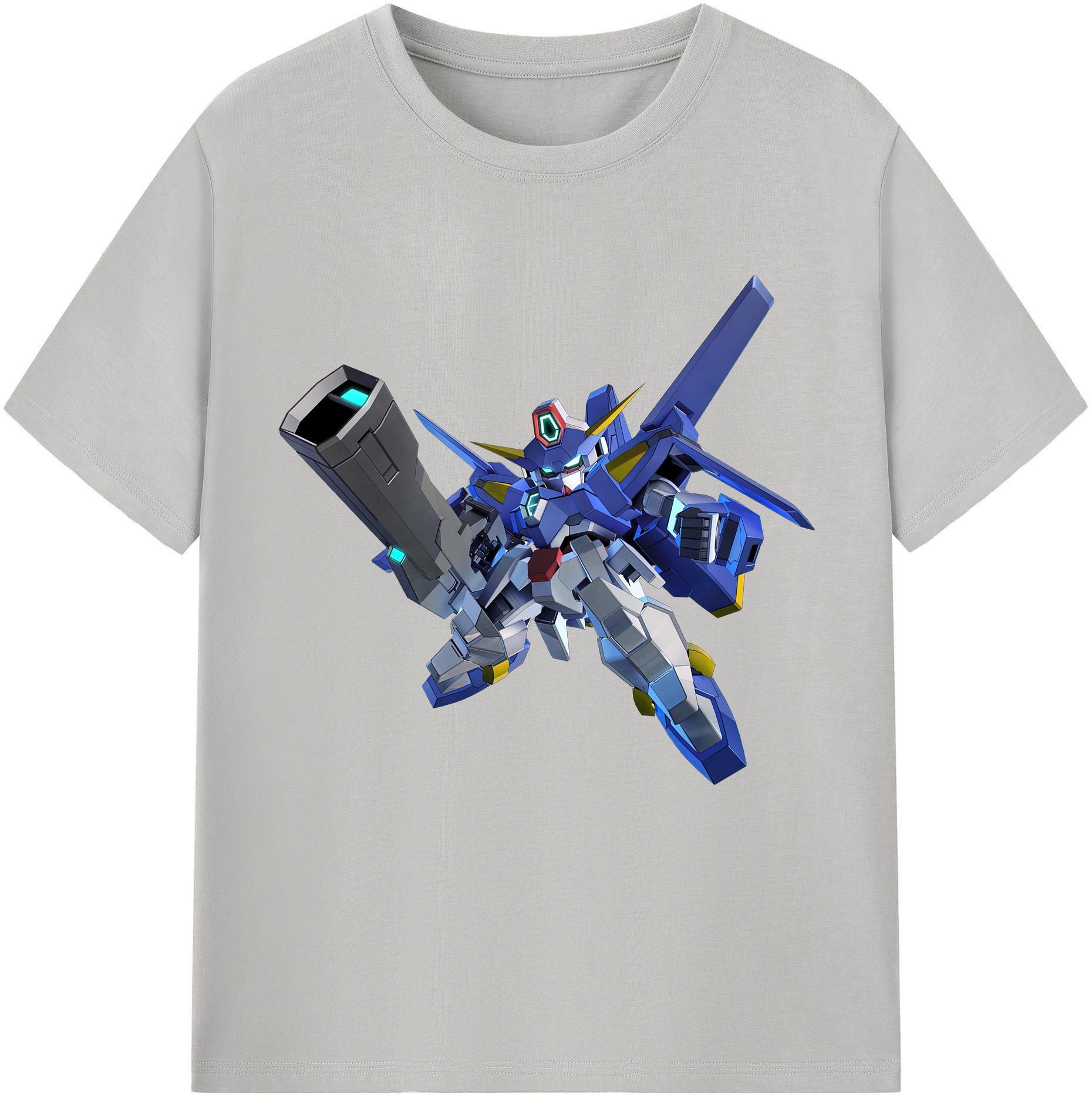 （画像用） 機動戦士ガンダム Mobile Suit Gundam レディースカジュアルプリントTシャツ（綿100％）