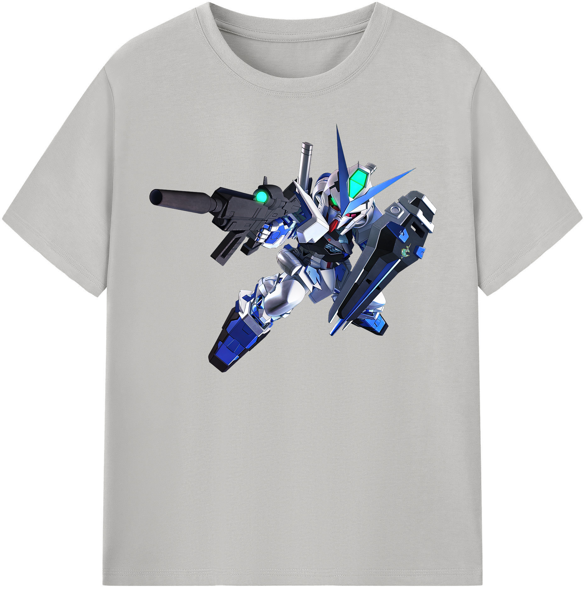 （画像用） 機動戦士ガンダム Mobile Suit Gundam レディースカジュアルプリントTシャツ（綿100％）
