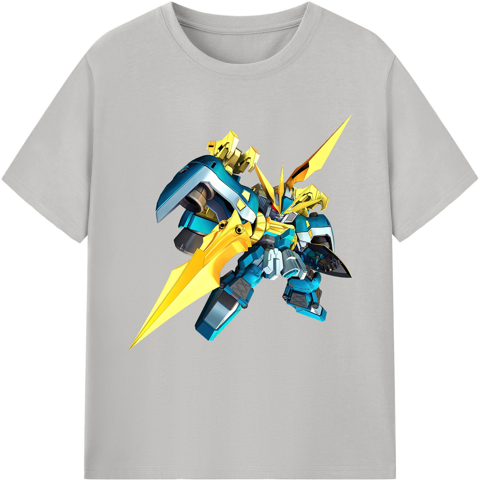 （画像用） 機動戦士ガンダム Mobile Suit Gundam レディースカジュアルプリントTシャツ（綿100％）