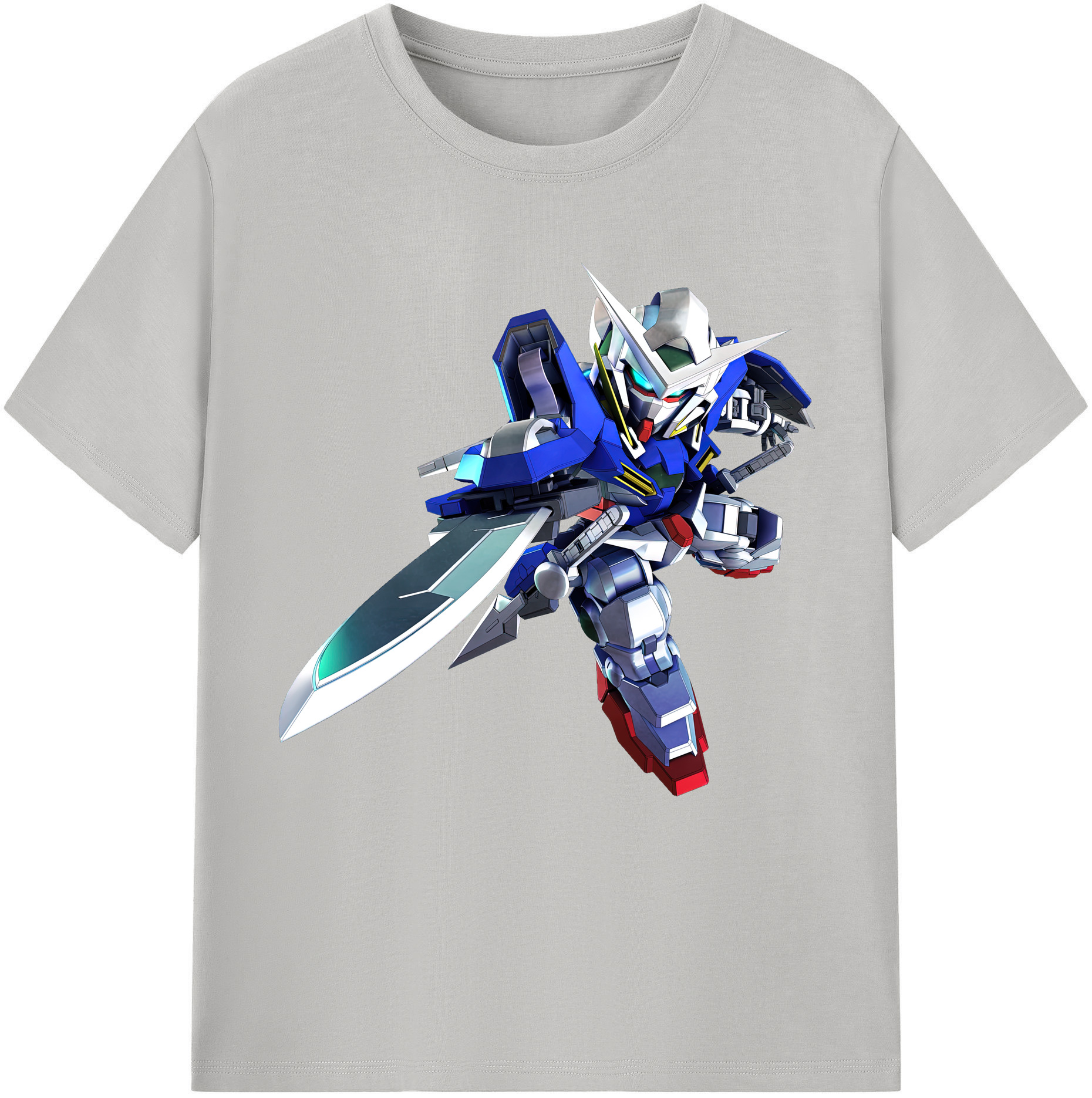 （画像用） 機動戦士ガンダム Mobile Suit Gundam レディースカジュアルプリントTシャツ（綿100％）