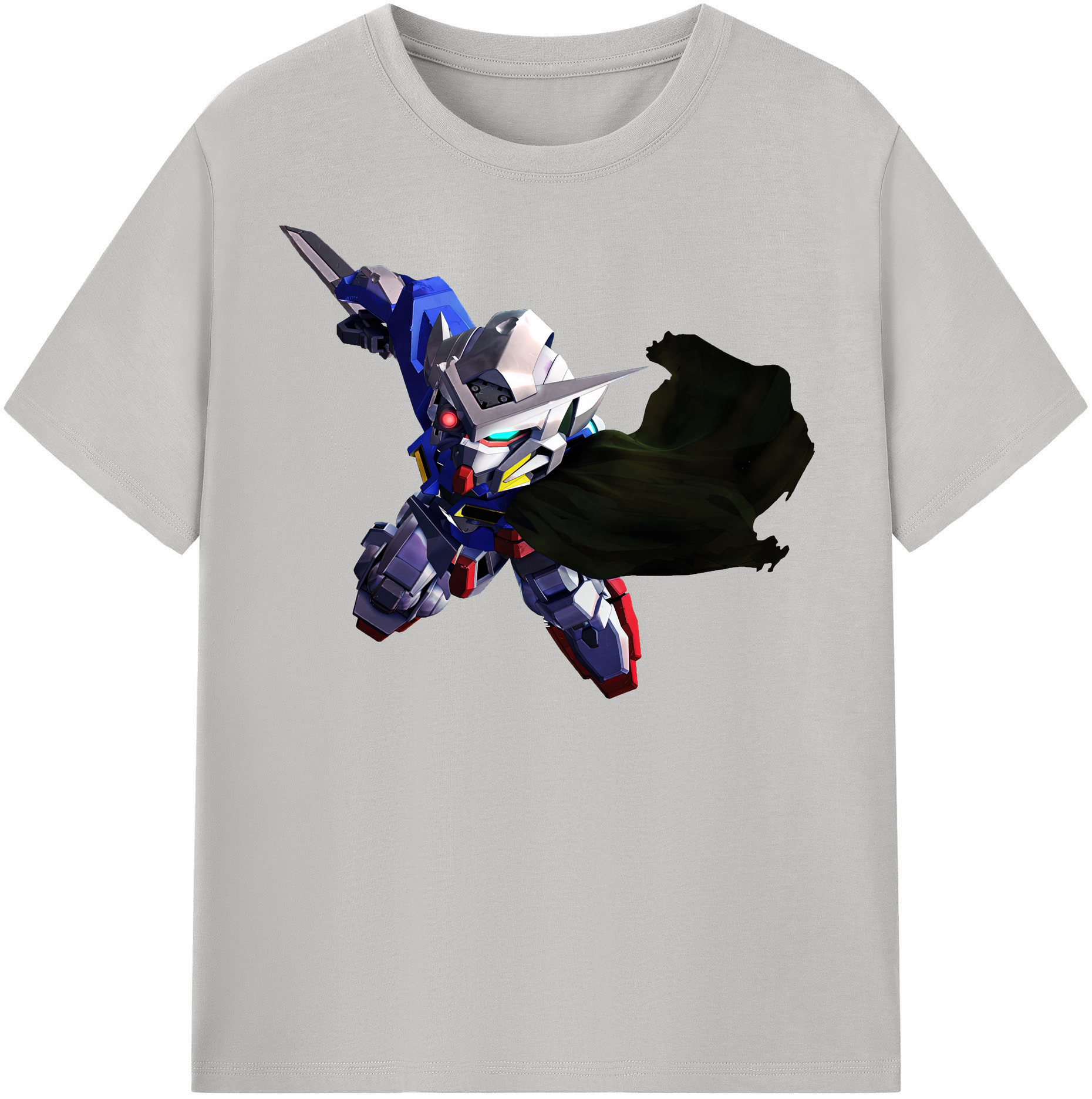 （画像用） 機動戦士ガンダム Mobile Suit Gundam レディースカジュアルプリントTシャツ（綿100％）