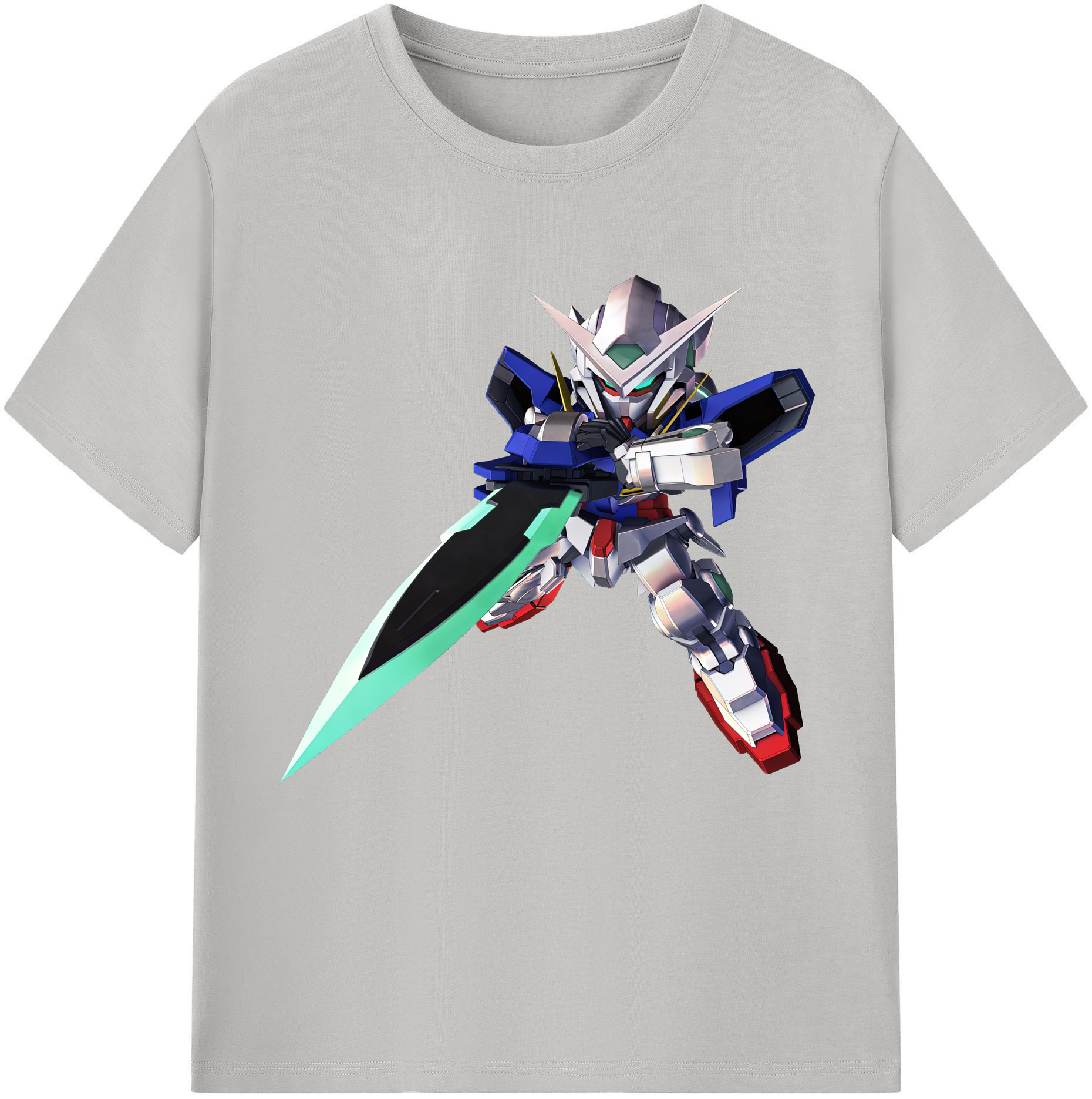（画像用） 機動戦士ガンダム Mobile Suit Gundam レディースカジュアルプリントTシャツ（綿100％）