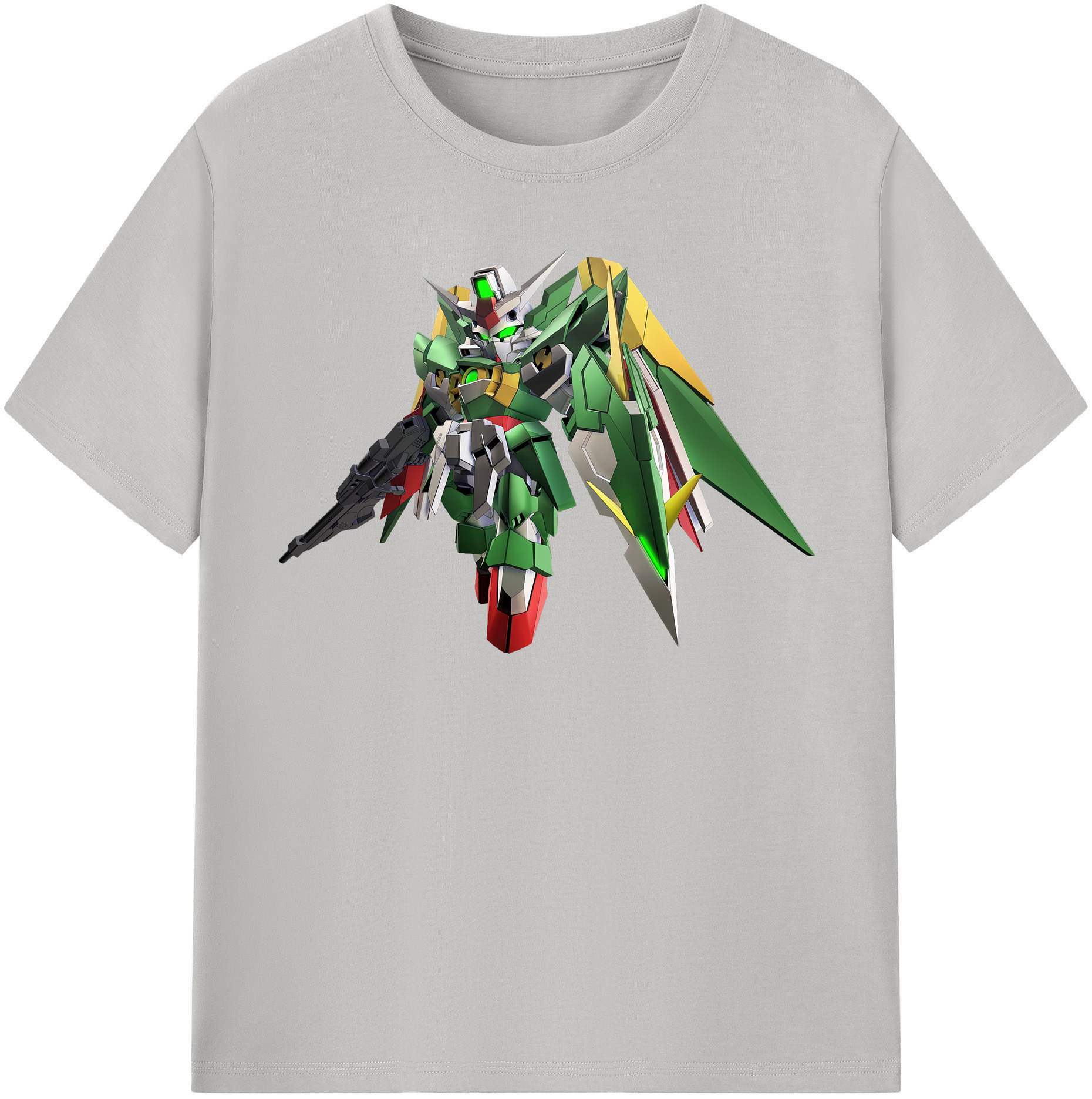 （画像用） 機動戦士ガンダム Mobile Suit Gundam レディースカジュアルプリントTシャツ（綿100％）