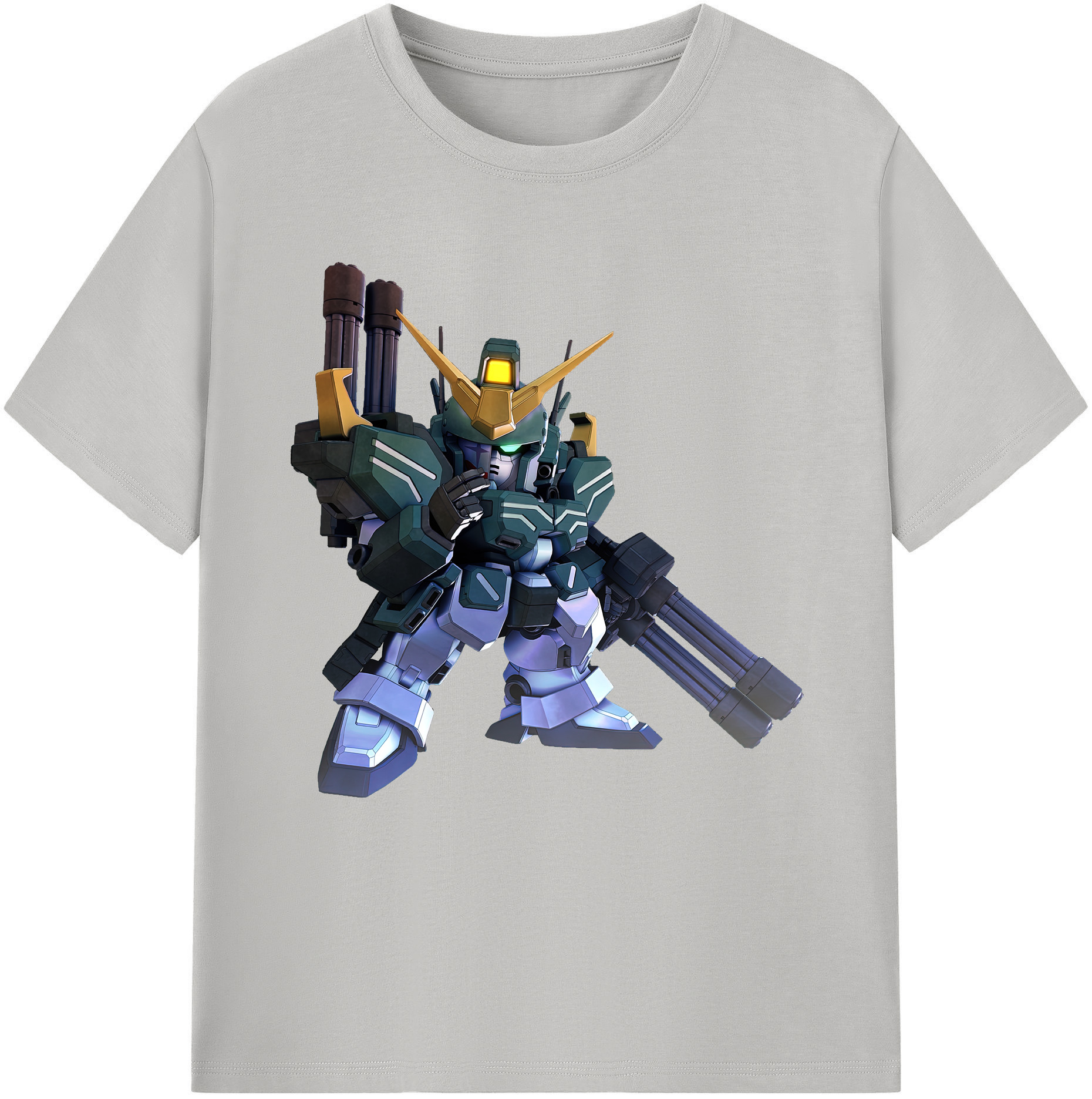 （画像用） 機動戦士ガンダム Mobile Suit Gundam レディースカジュアルプリントTシャツ（綿100％）