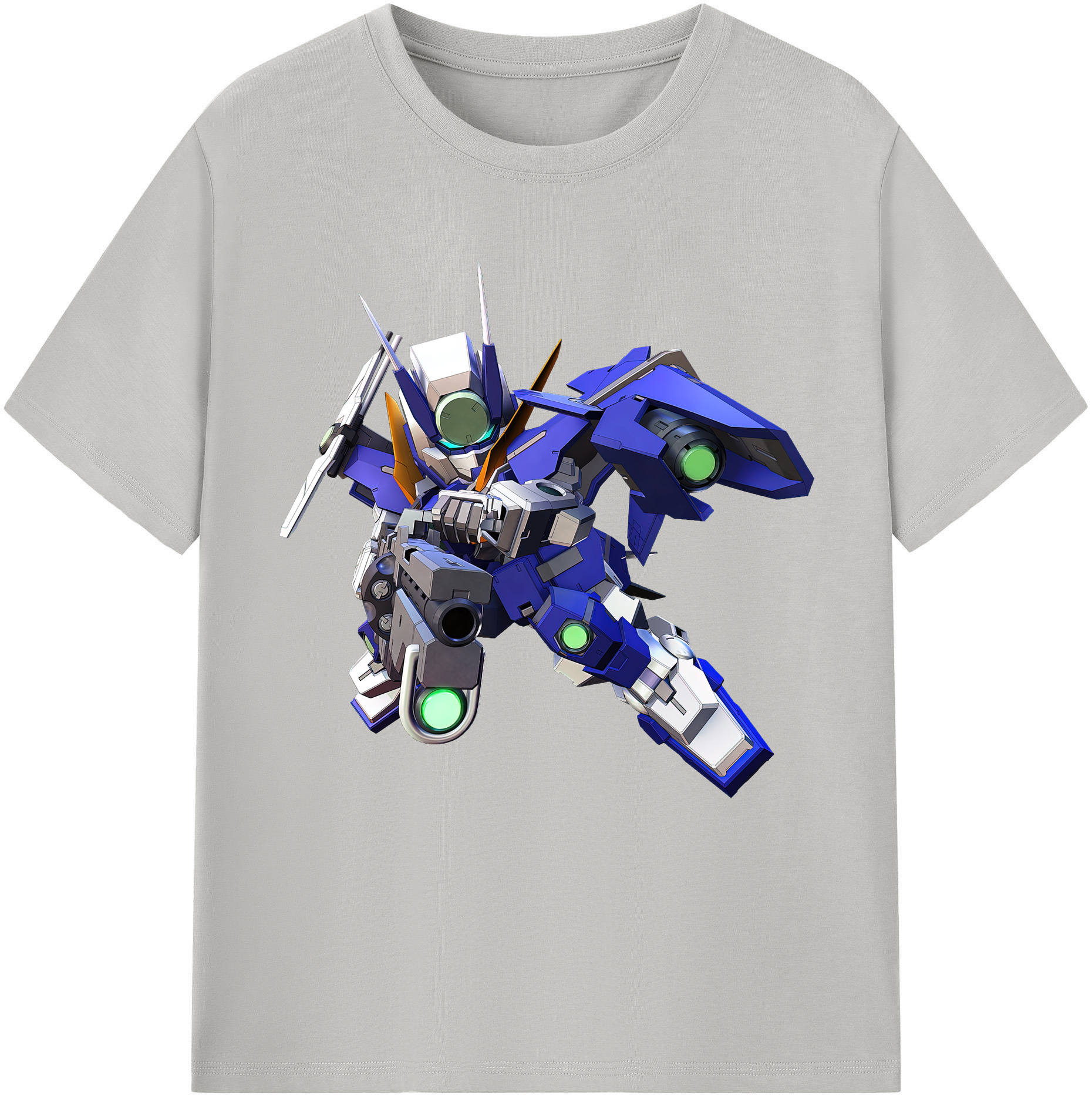 （画像用） 機動戦士ガンダム Mobile Suit Gundam レディースカジュアルプリントTシャツ（綿100％）