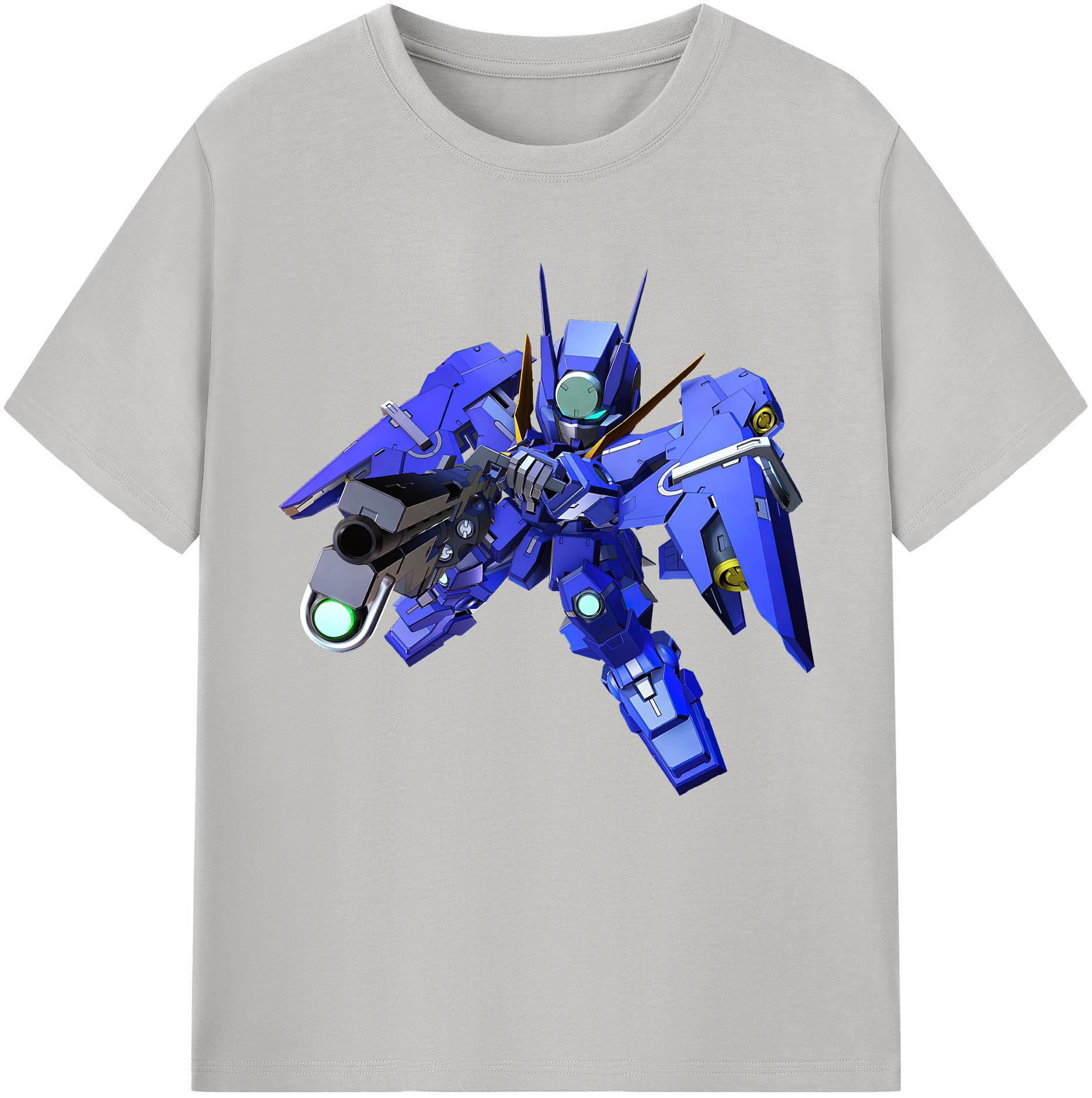 （画像用） 機動戦士ガンダム Mobile Suit Gundam レディースカジュアルプリントTシャツ（綿100％）