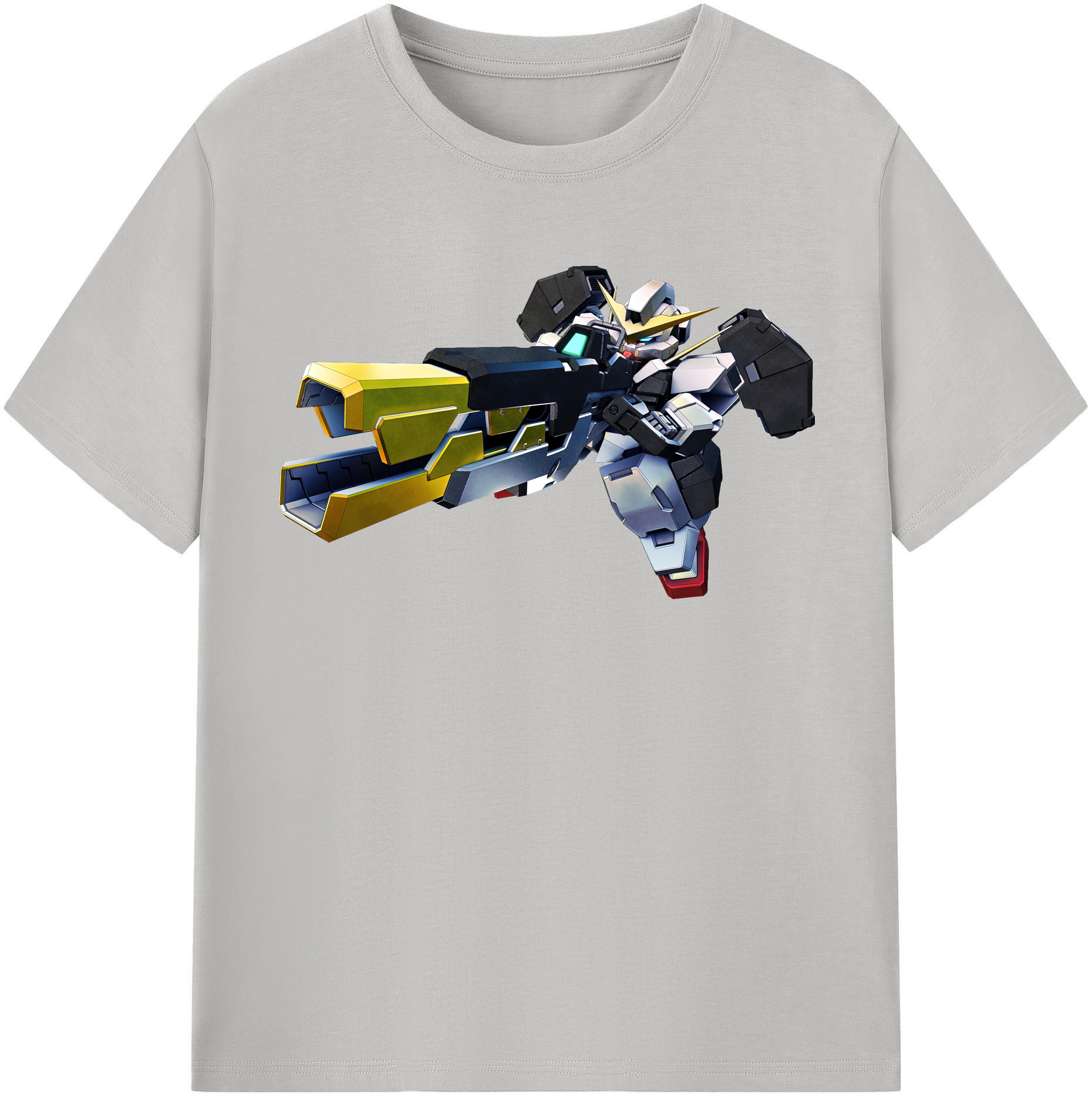 （画像用） 機動戦士ガンダム Mobile Suit Gundam レディースカジュアルプリントTシャツ（綿100％）