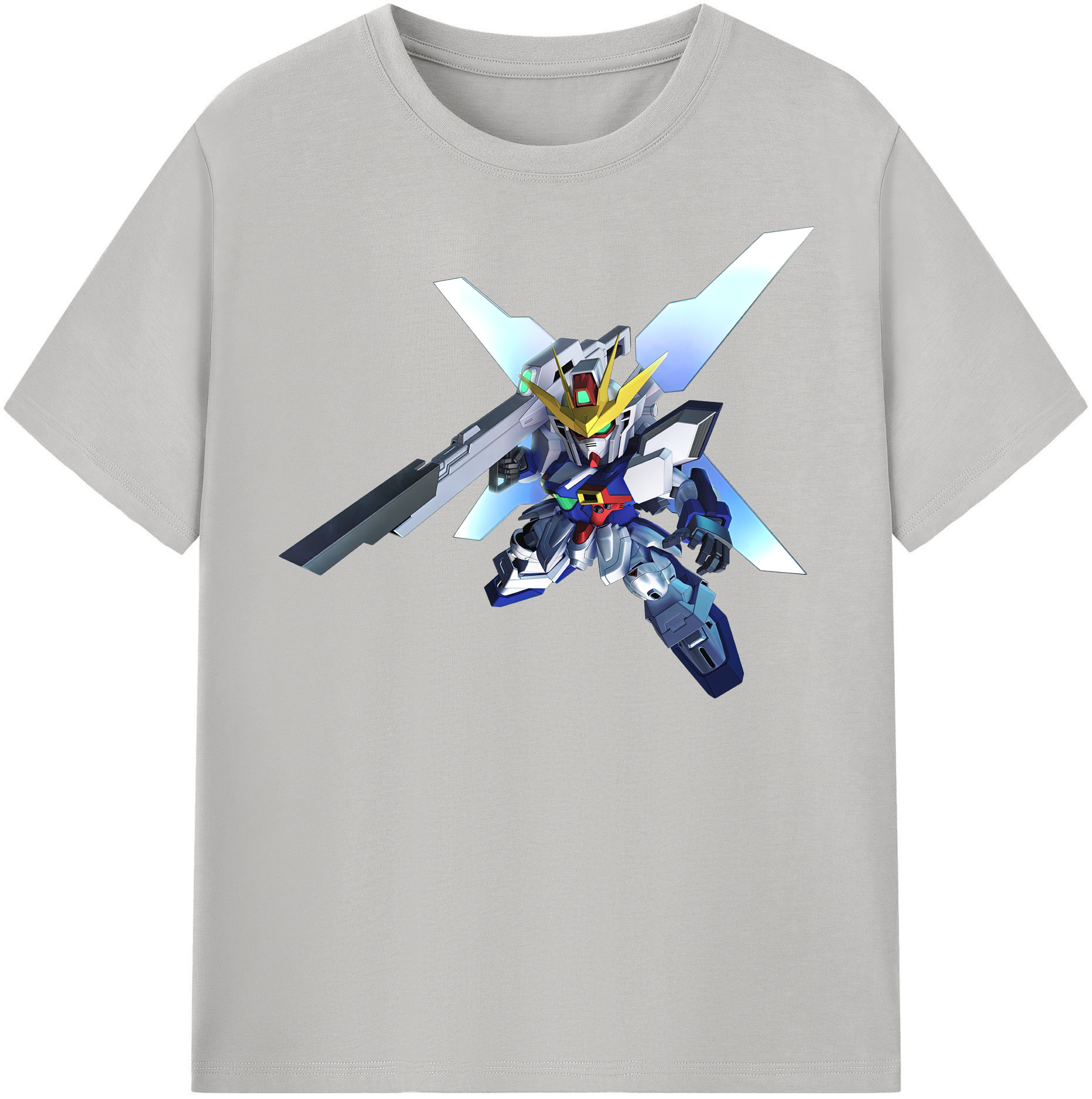 （画像用） 機動戦士ガンダム Mobile Suit Gundam レディースカジュアルプリントTシャツ（綿100％）