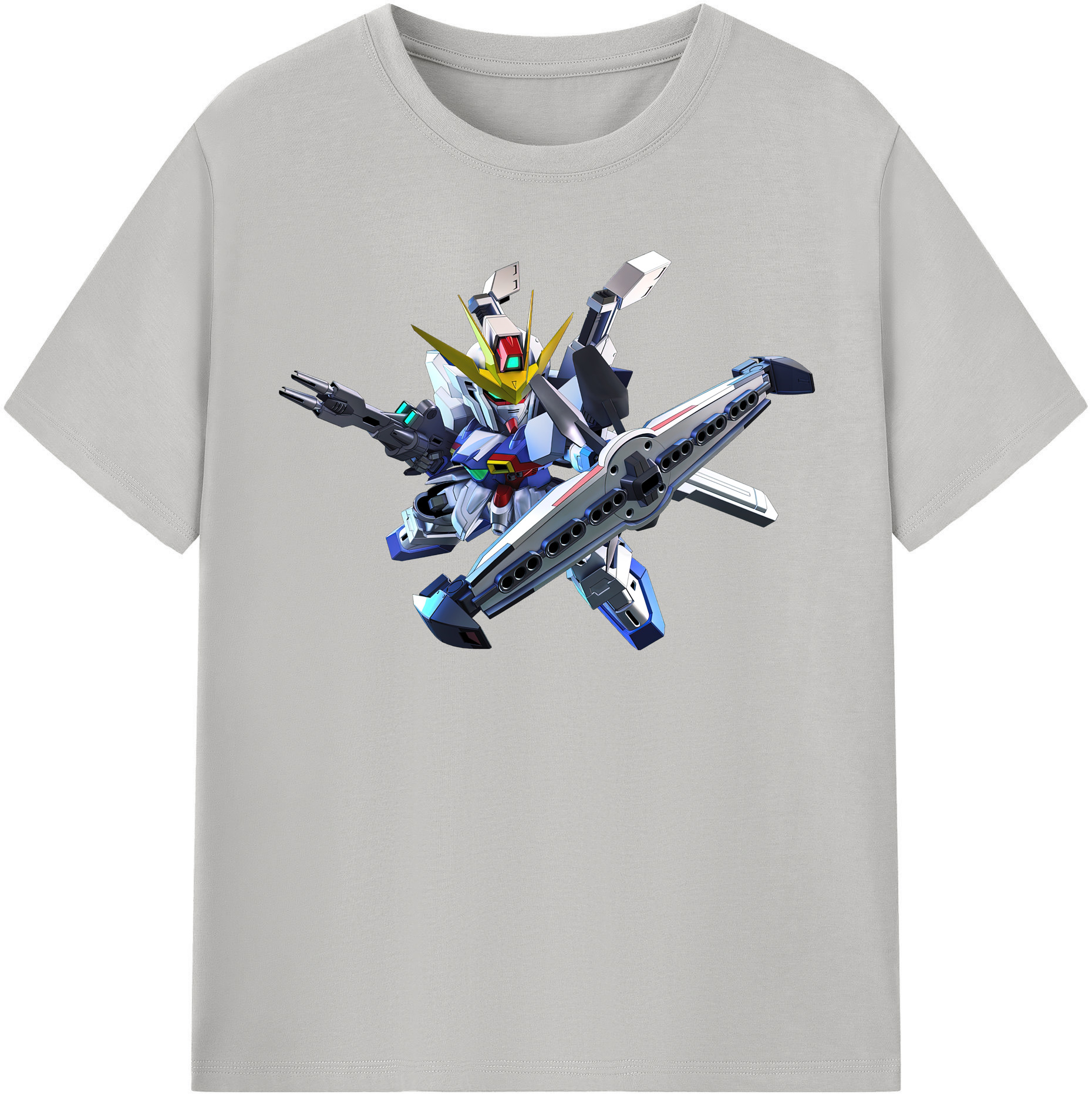 （画像用） 機動戦士ガンダム Mobile Suit Gundam レディースカジュアルプリントTシャツ（綿100％）