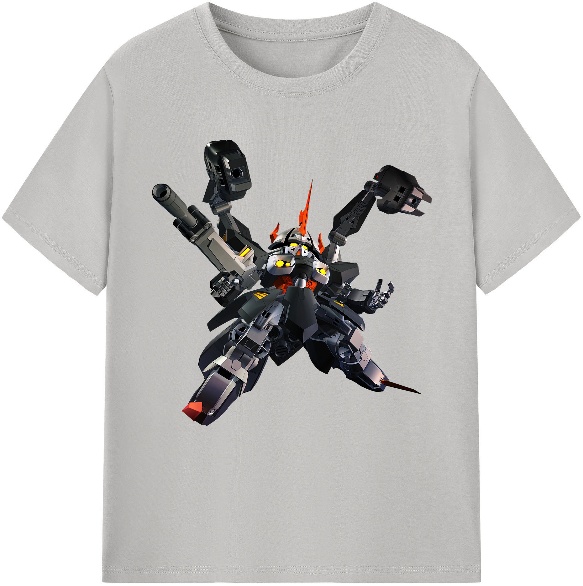 （画像用） 機動戦士ガンダム Mobile Suit Gundam レディースカジュアルプリントTシャツ（綿100％）
