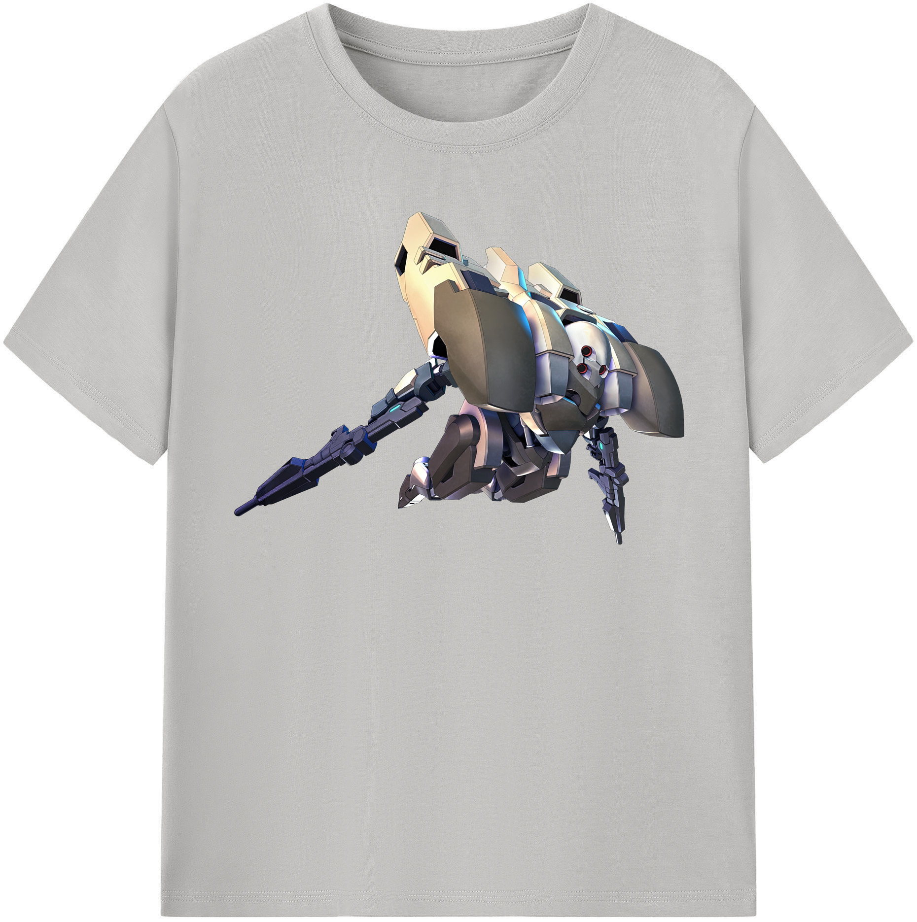 （画像用） 機動戦士ガンダム Mobile Suit Gundam レディースカジュアルプリントTシャツ（綿100％）