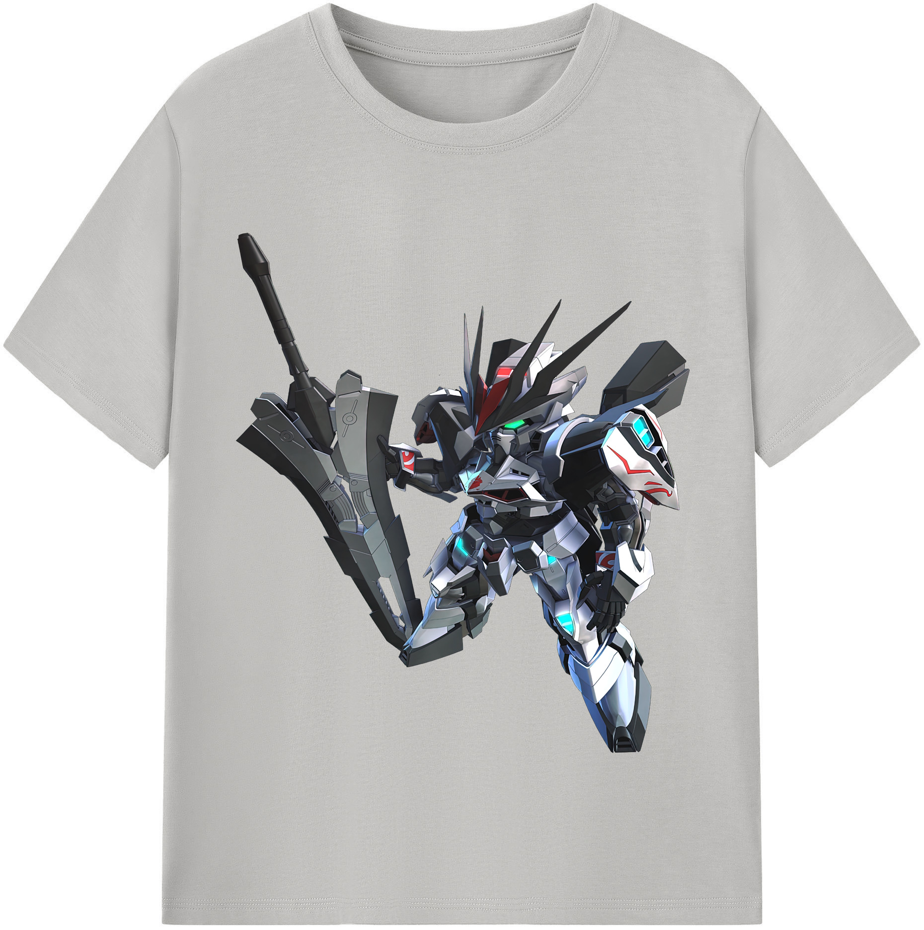 （画像用） 機動戦士ガンダム Mobile Suit Gundam レディースカジュアルプリントTシャツ（綿100％）