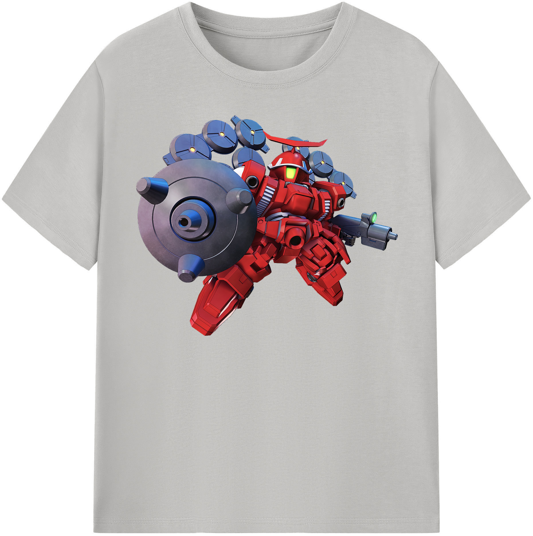 （画像用） 機動戦士ガンダム Mobile Suit Gundam レディースカジュアルプリントTシャツ（綿100％）