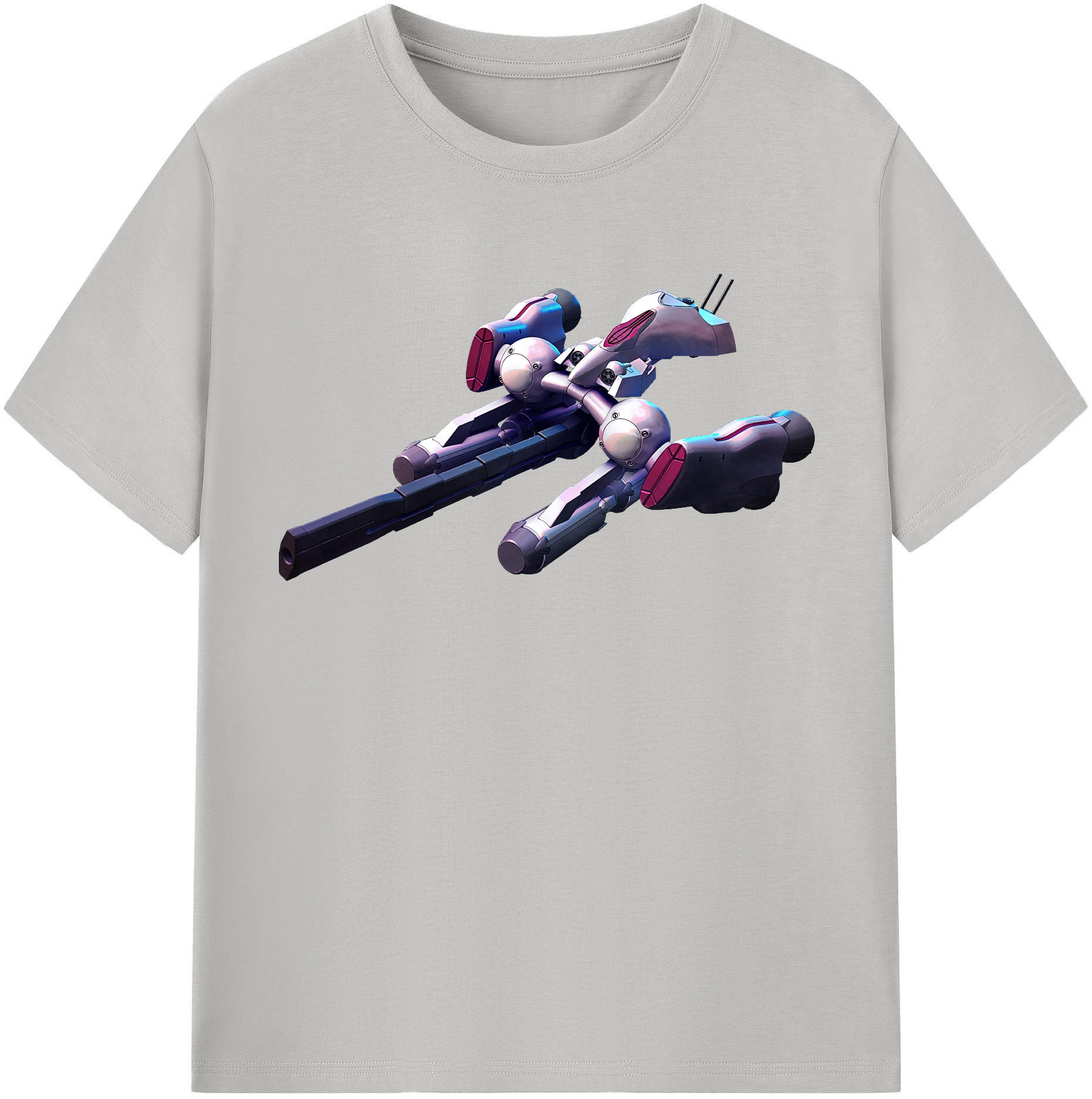 （画像用） 機動戦士ガンダム Mobile Suit Gundam レディースカジュアルプリントTシャツ（綿100％）