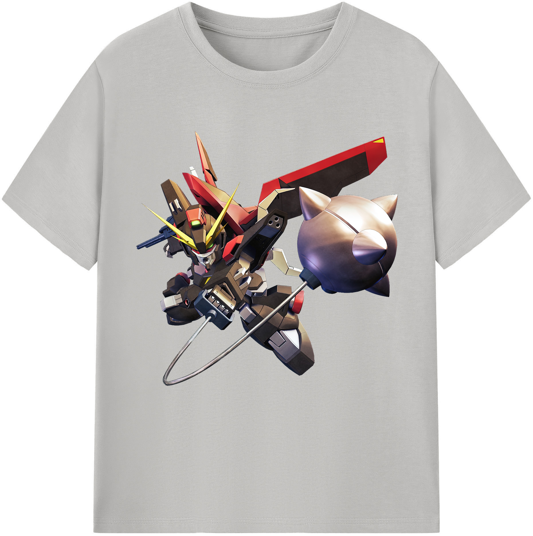 （画像用） 機動戦士ガンダム Mobile Suit Gundam レディースカジュアルプリントTシャツ（綿100％）