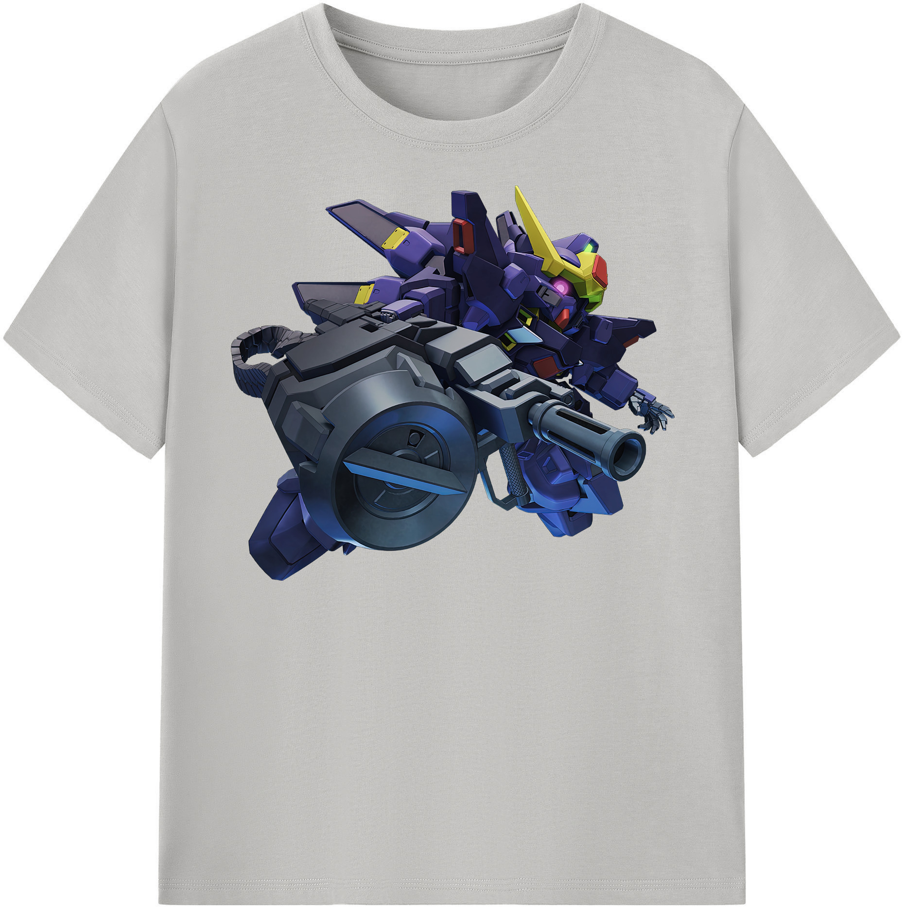 （画像用） 機動戦士ガンダム Mobile Suit Gundam レディースカジュアルプリントTシャツ（綿100％）