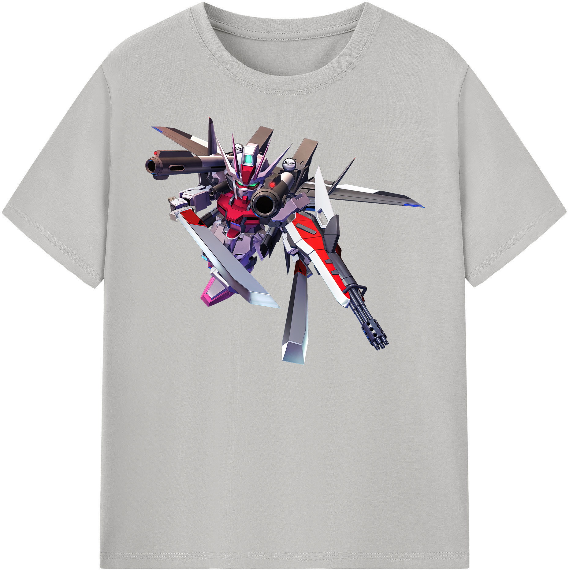 （画像用） 機動戦士ガンダム Mobile Suit Gundam レディースカジュアルプリントTシャツ（綿100％）