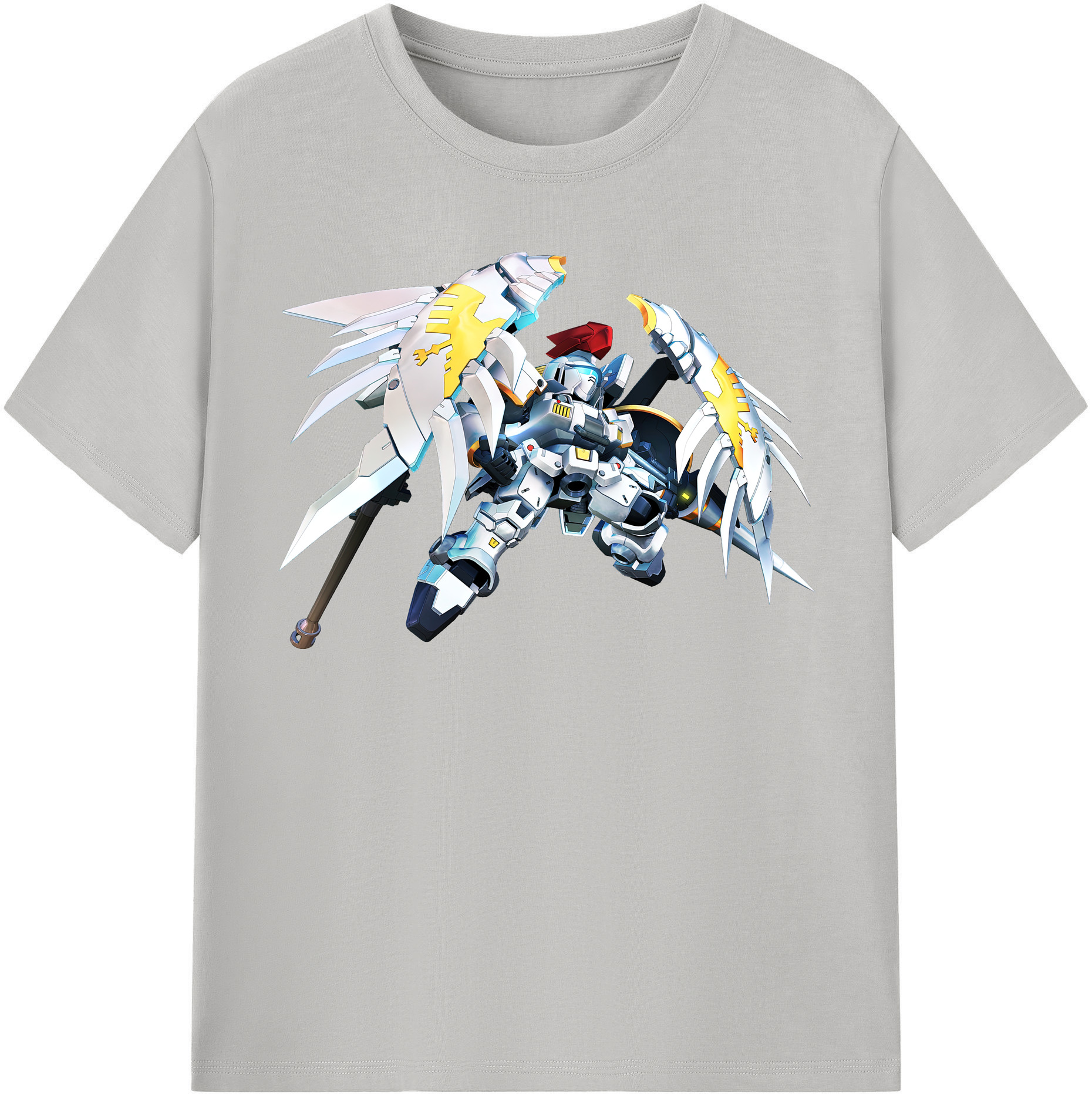 （画像用） 機動戦士ガンダム Mobile Suit Gundam レディースカジュアルプリントTシャツ（綿100％）