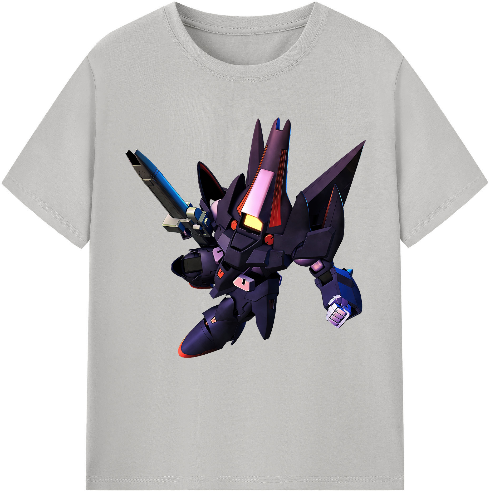 （画像用） 機動戦士ガンダム Mobile Suit Gundam レディースカジュアルプリントTシャツ（綿100％）