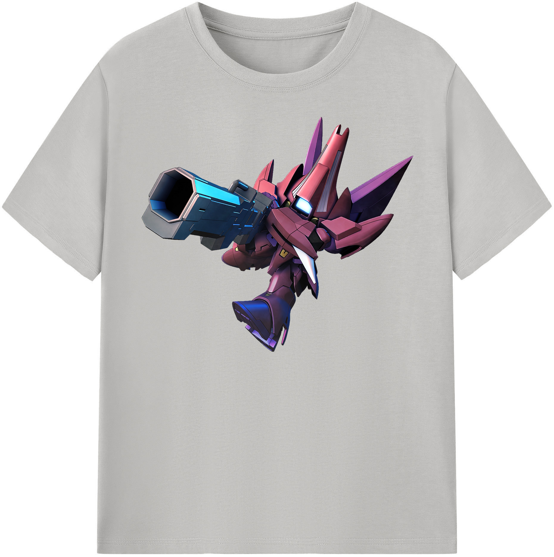 （画像用） 機動戦士ガンダム Mobile Suit Gundam レディースカジュアルプリントTシャツ（綿100％）
