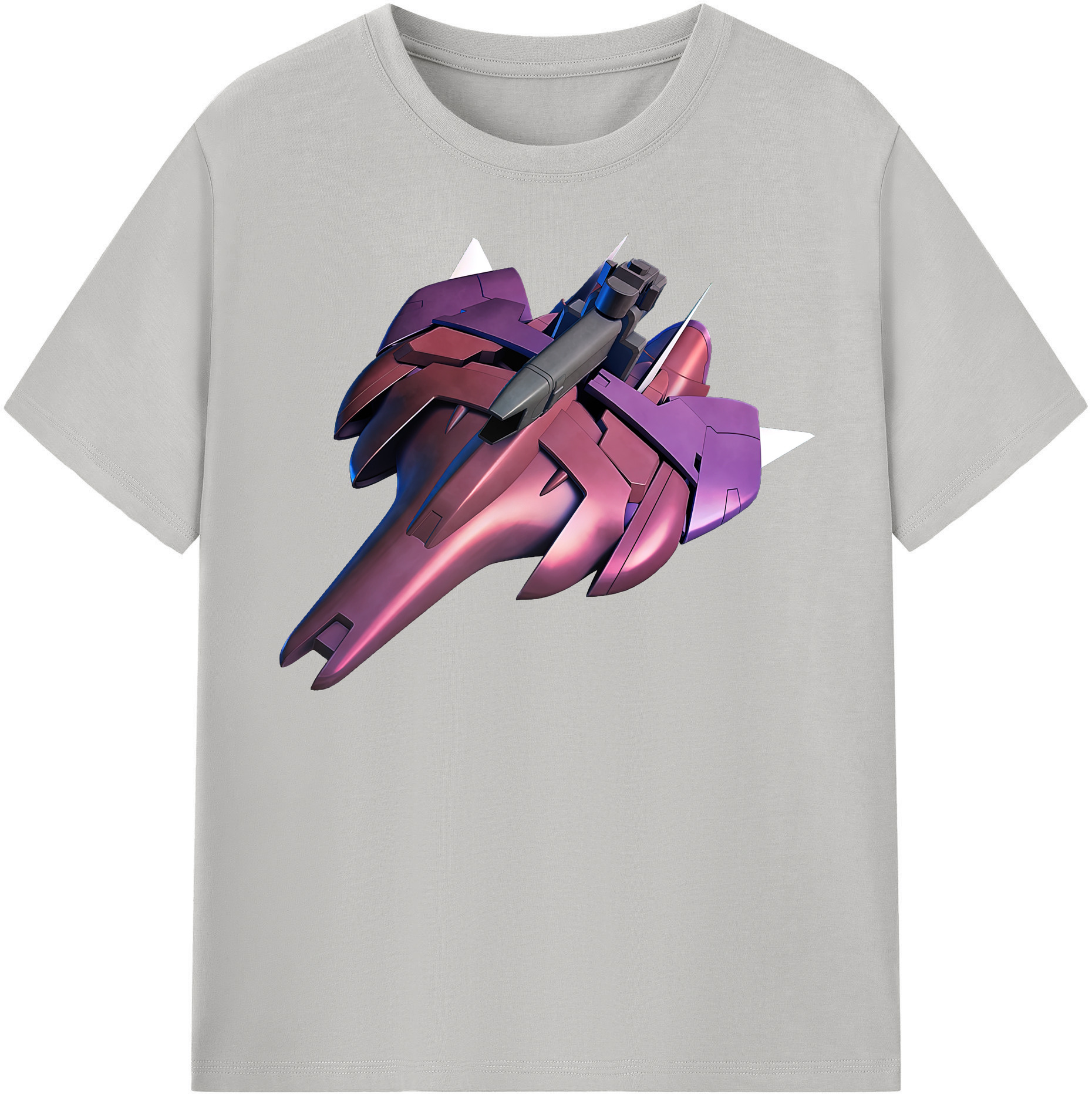 （画像用） 機動戦士ガンダム Mobile Suit Gundam レディースカジュアルプリントTシャツ（綿100％）