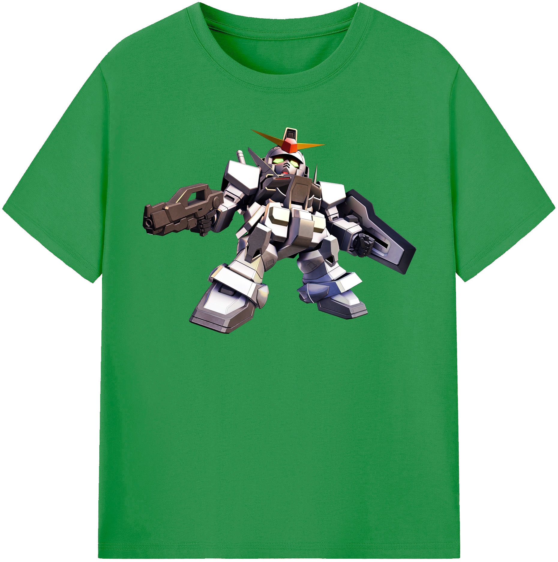 （画像用） 機動戦士ガンダム Mobile Suit Gundam レディースカジュアルプリントTシャツ（綿100％）