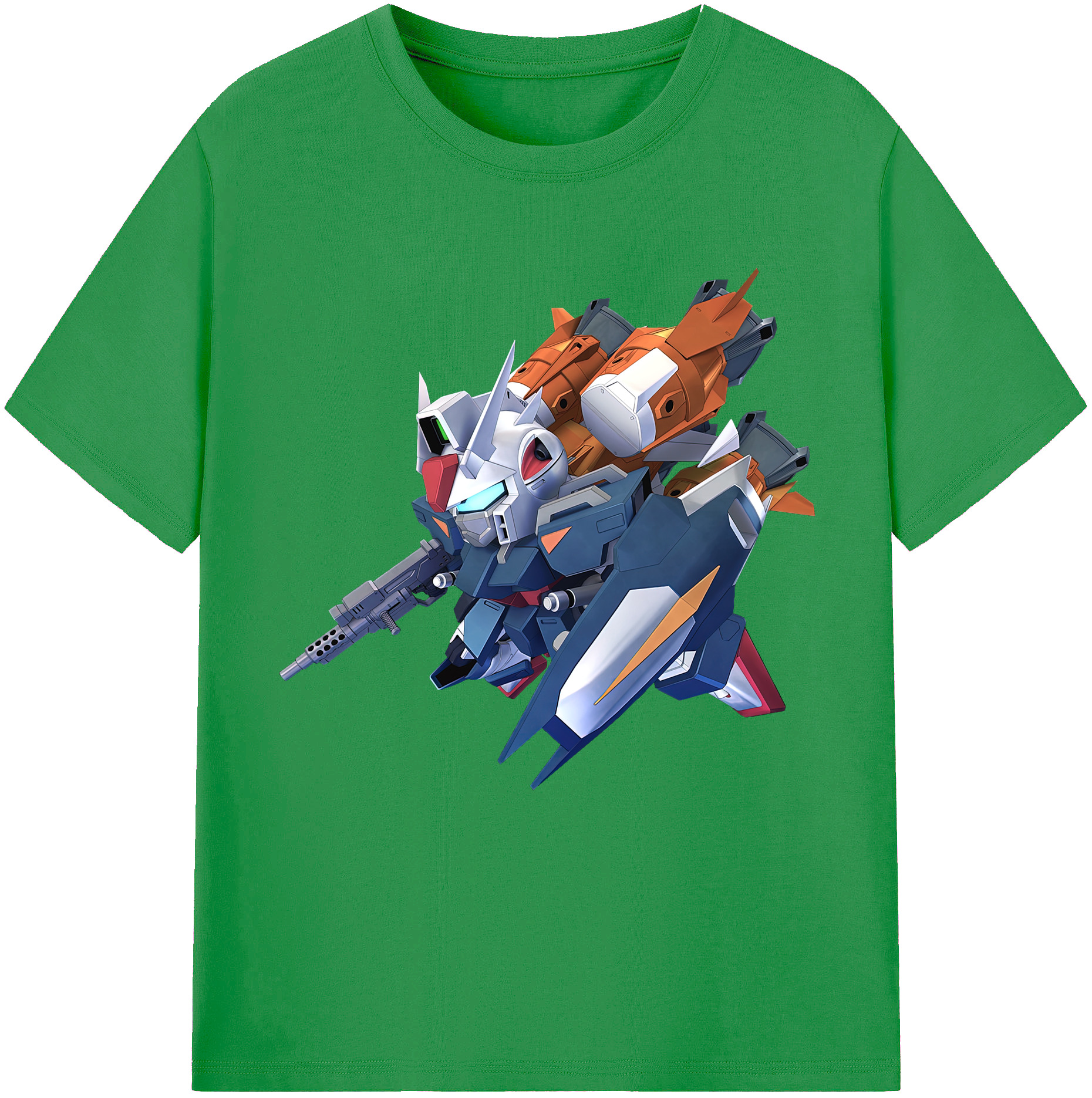 （画像用） 機動戦士ガンダム Mobile Suit Gundam レディースカジュアルプリントTシャツ（綿100％）