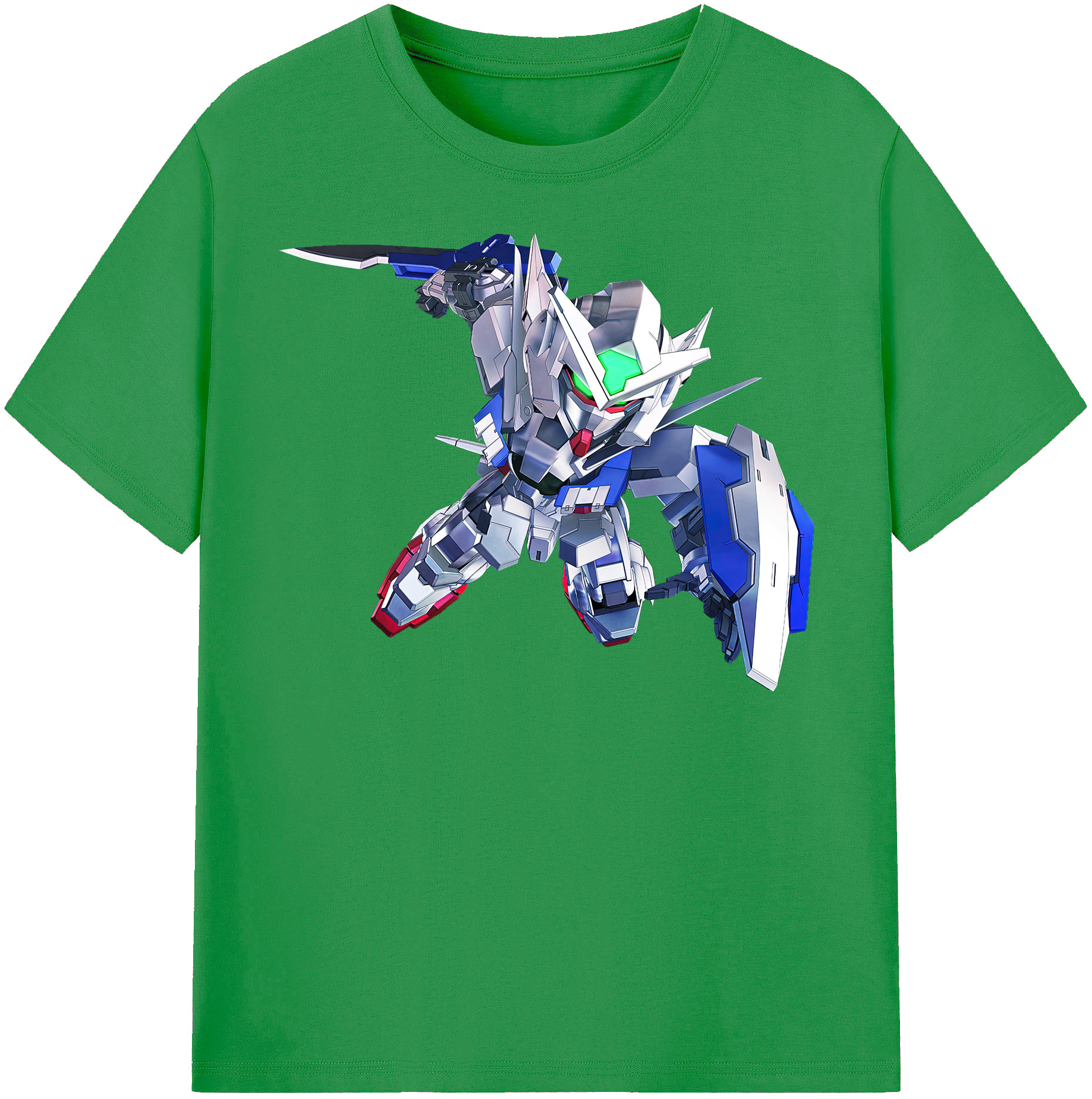 （画像用） 機動戦士ガンダム Mobile Suit Gundam レディースカジュアルプリントTシャツ（綿100％）