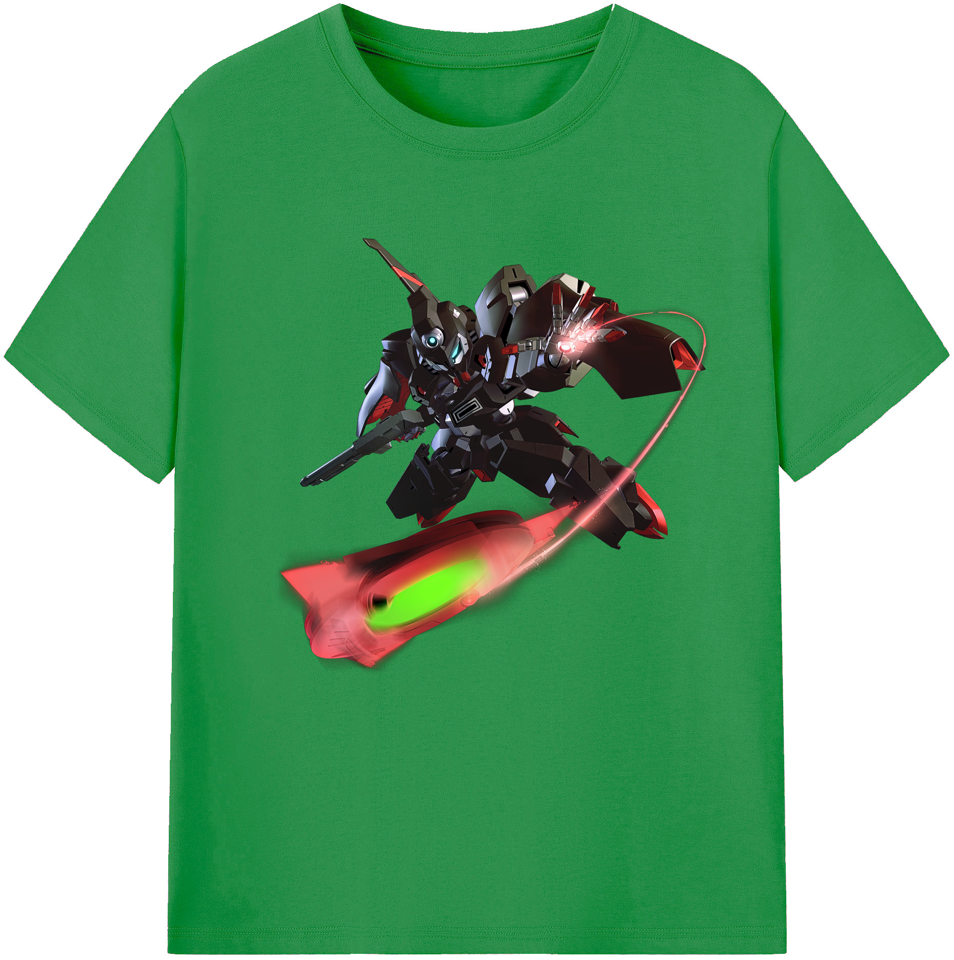 （画像用） 機動戦士ガンダム Mobile Suit Gundam レディースカジュアルプリントTシャツ（綿100％）