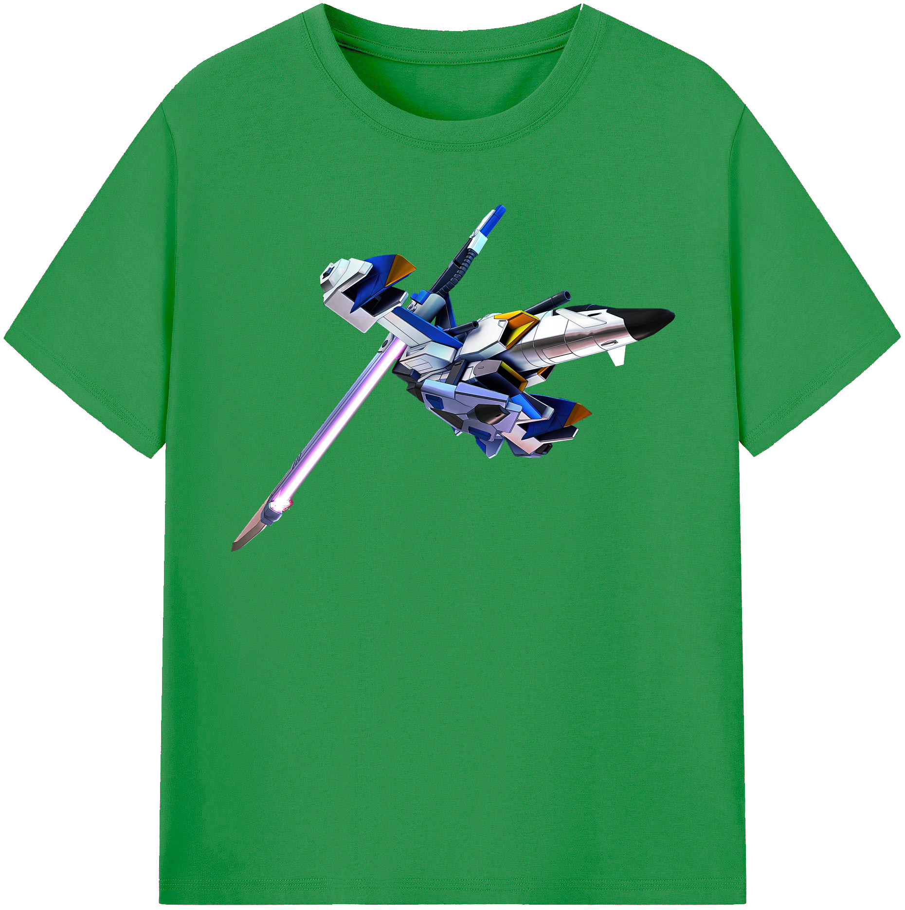 （画像用） 機動戦士ガンダム Mobile Suit Gundam レディースカジュアルプリントTシャツ（綿100％）