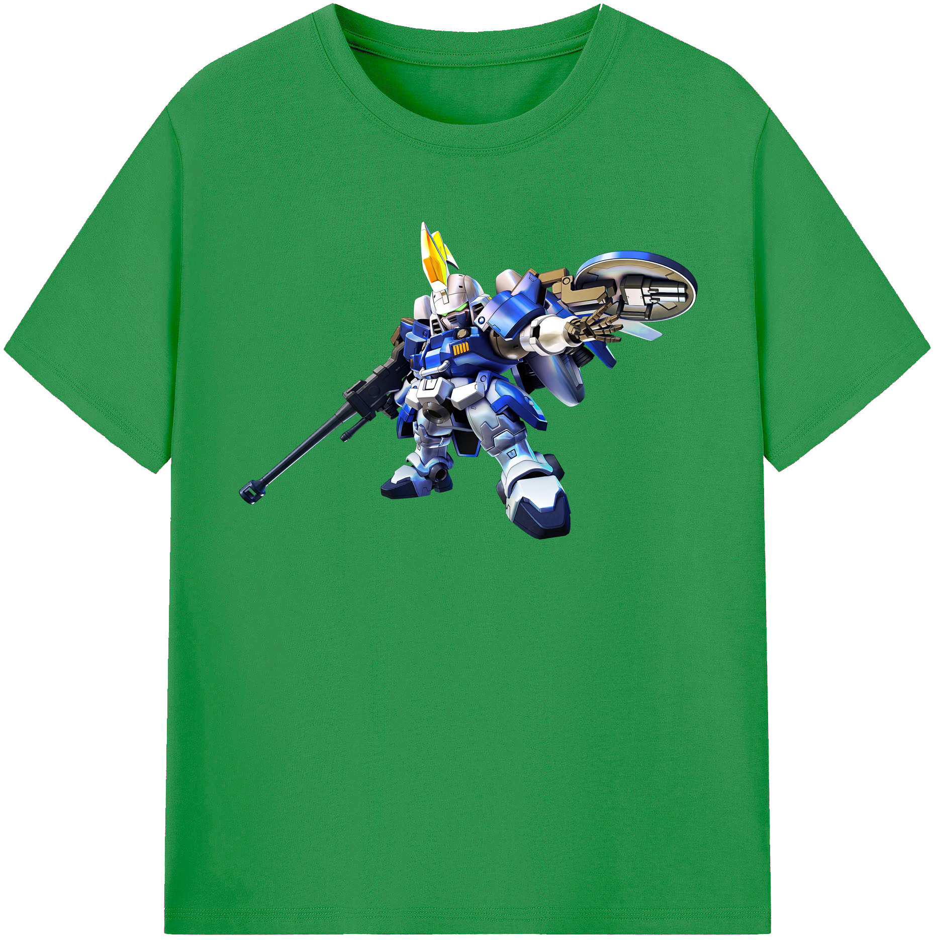 （画像用） 機動戦士ガンダム Mobile Suit Gundam レディースカジュアルプリントTシャツ（綿100％）